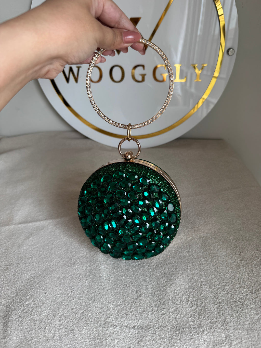 Sugar Plum Clutch - Emerald Green