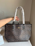 COACH TOTE BAG PREMIUM (Signature Brown) - BOX PACKING