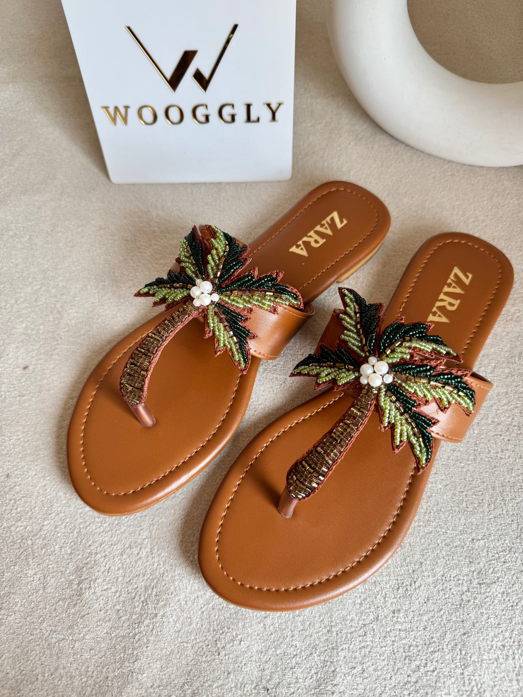 Zara Island Special Flats - Brown