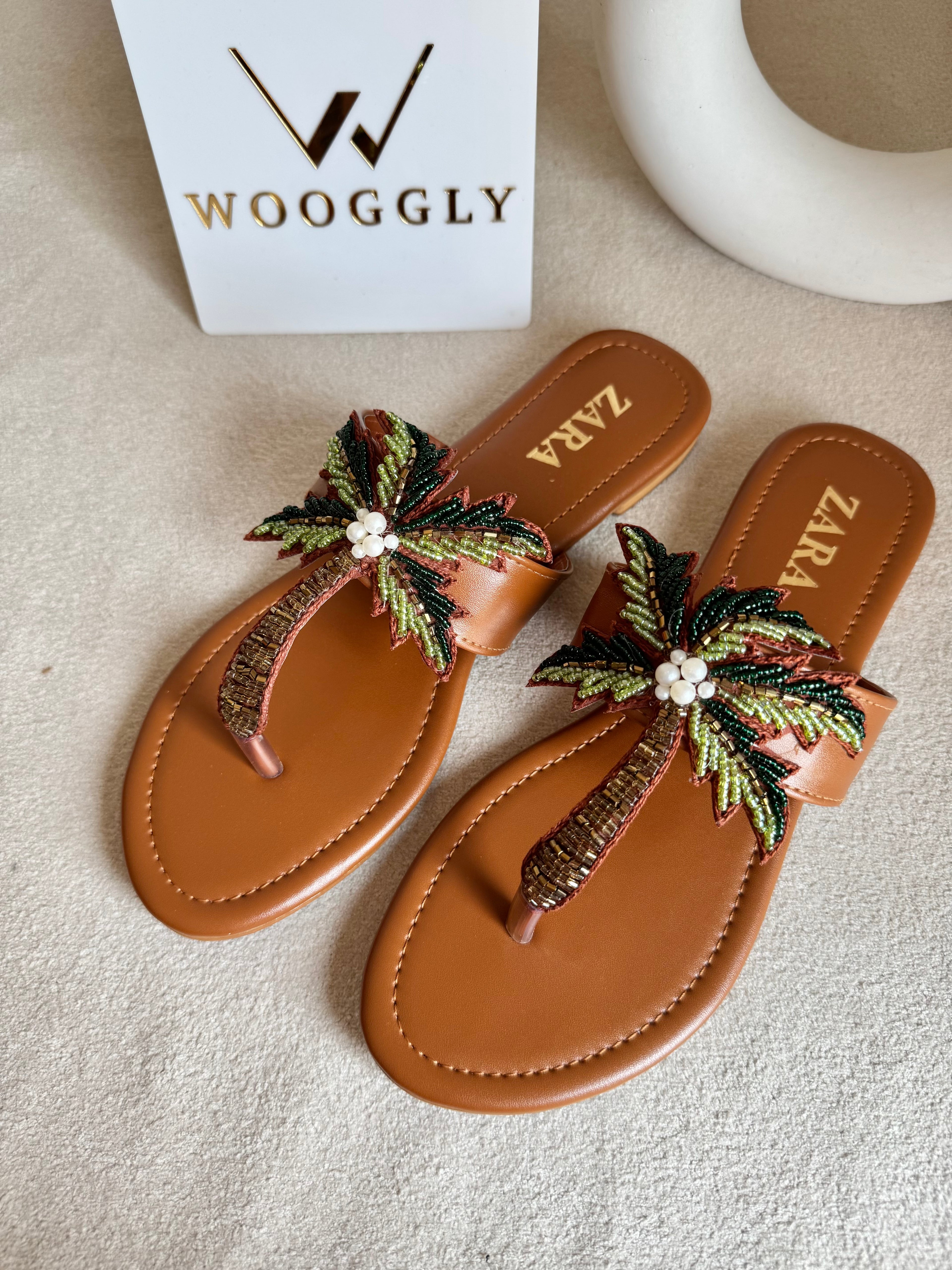 Zara Island Special Flats - Brown