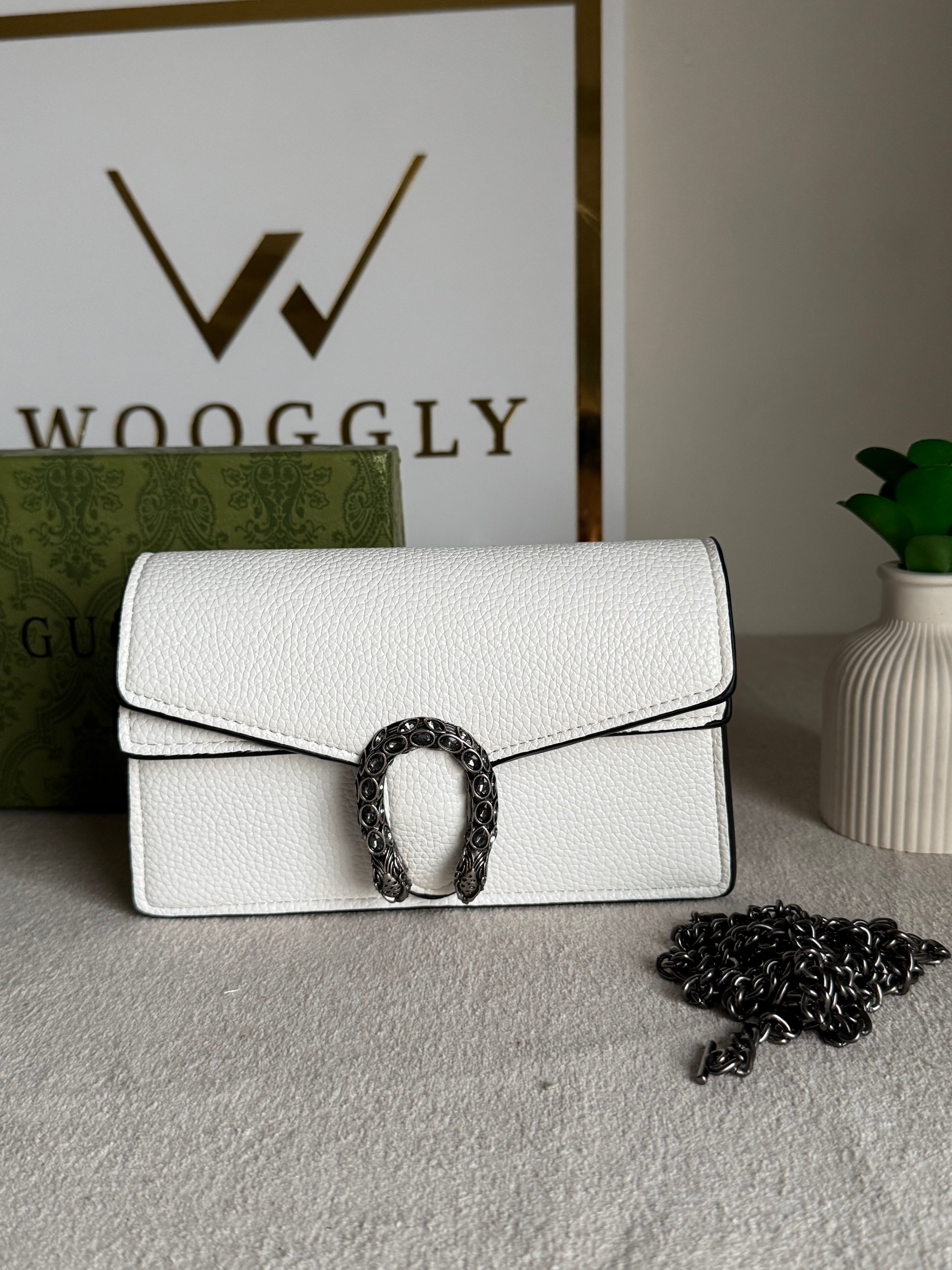 Viral Mini Gucci Bag White - Box Packing