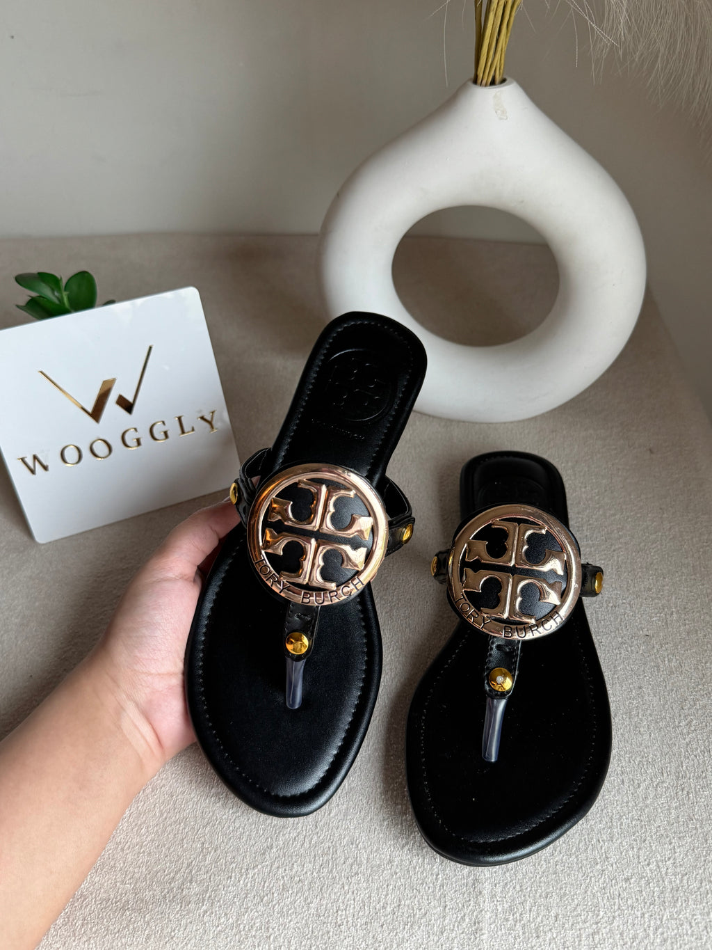 Viral Tory Burch Slides Black