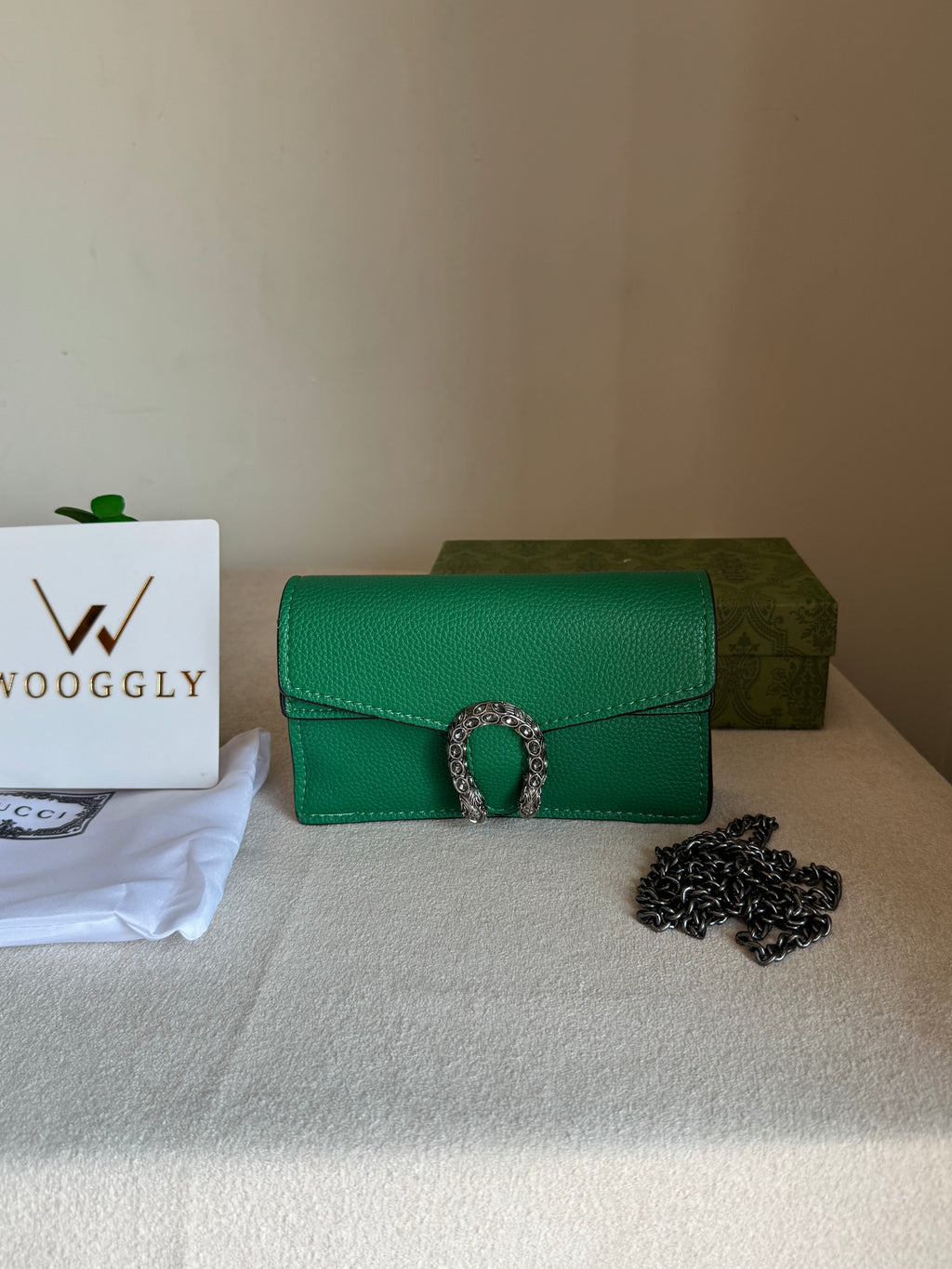 Viral Mini Gucci Bag Green - Box Packing