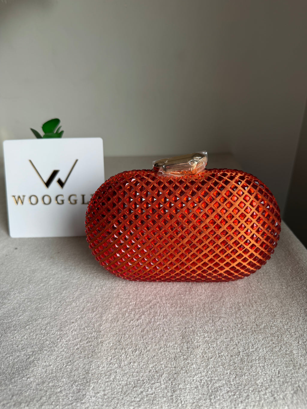 Belle Clutch Orange
