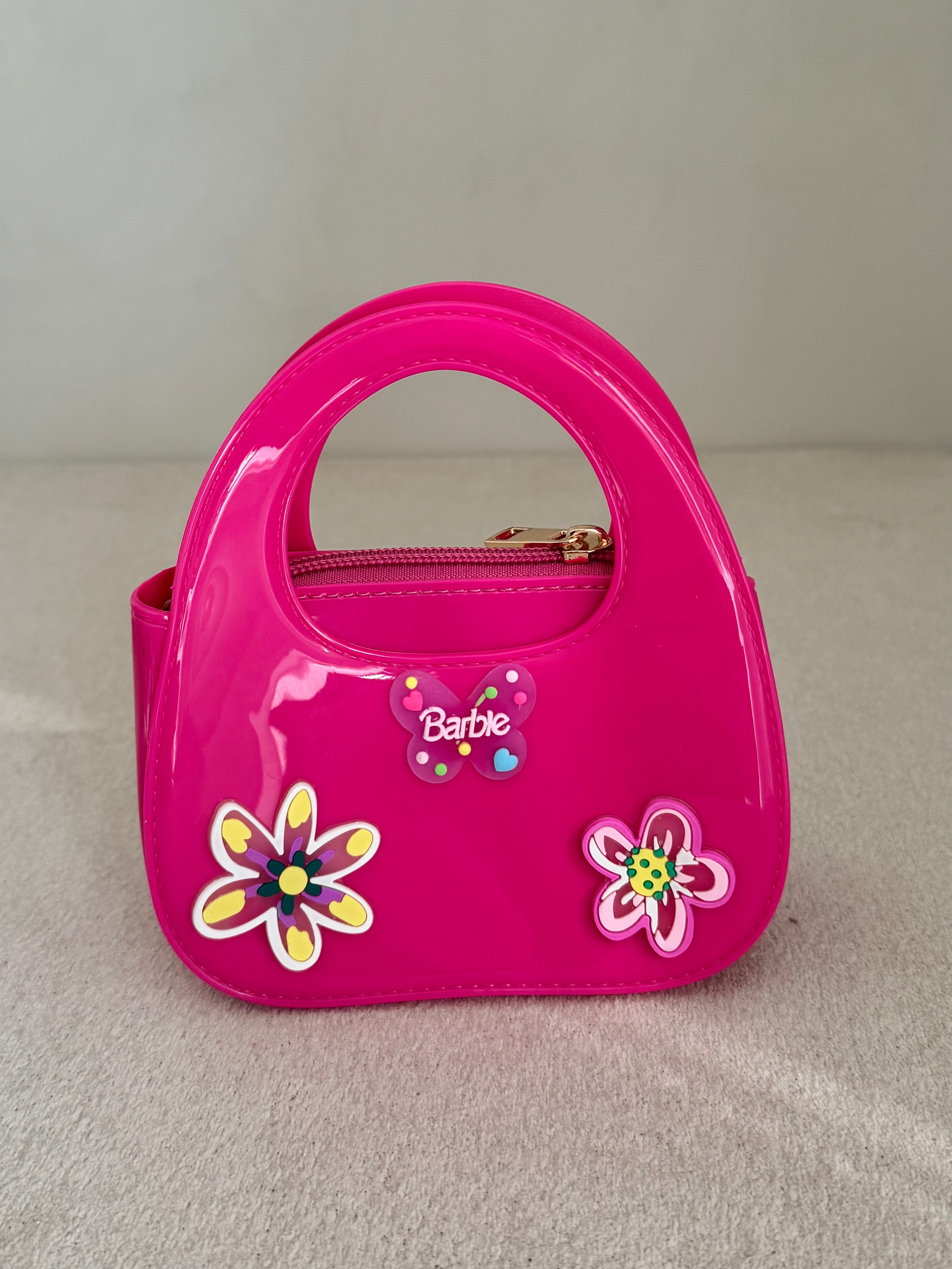 Cute Kids Barbie Bag with Chain - Hot Pink