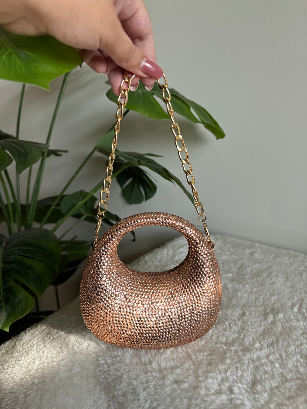 Viral Swarovski Clutch - Mini Rose Gold