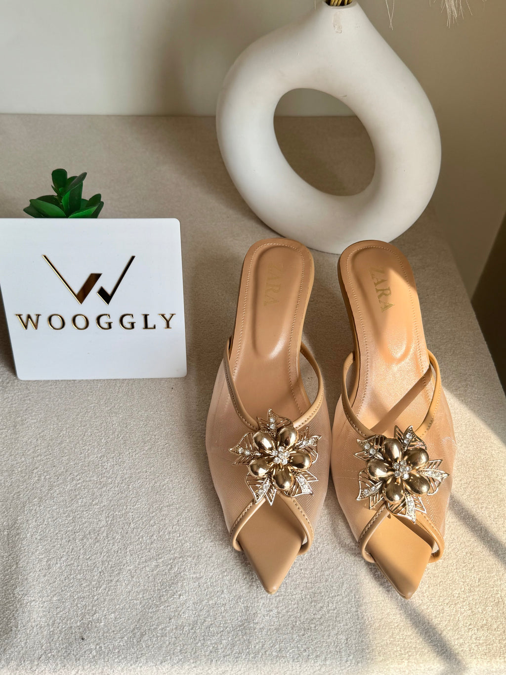 Zara Vogue Heels - Beige
