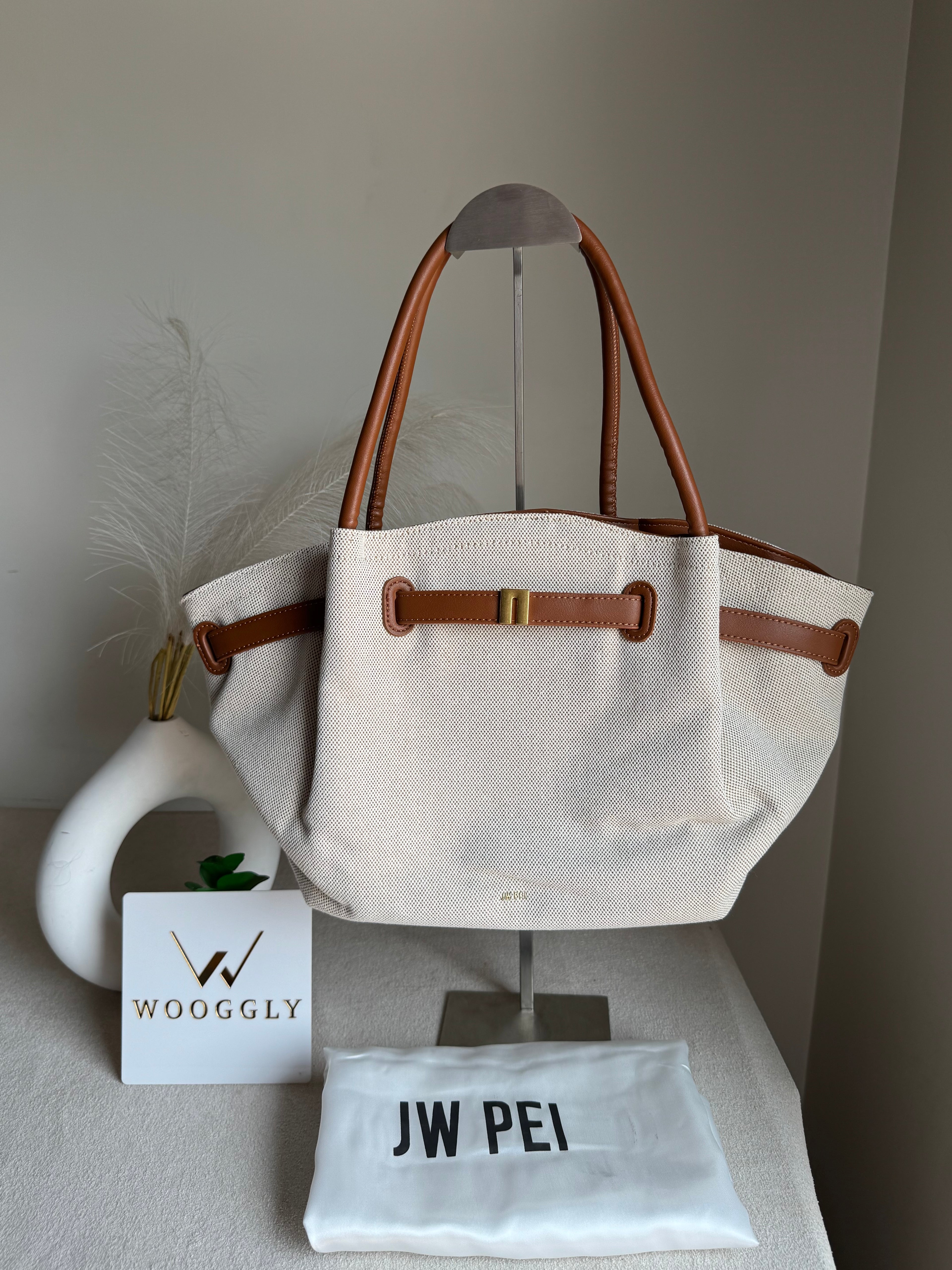 JW PEI Hana Tote Bag - Jute Brown
