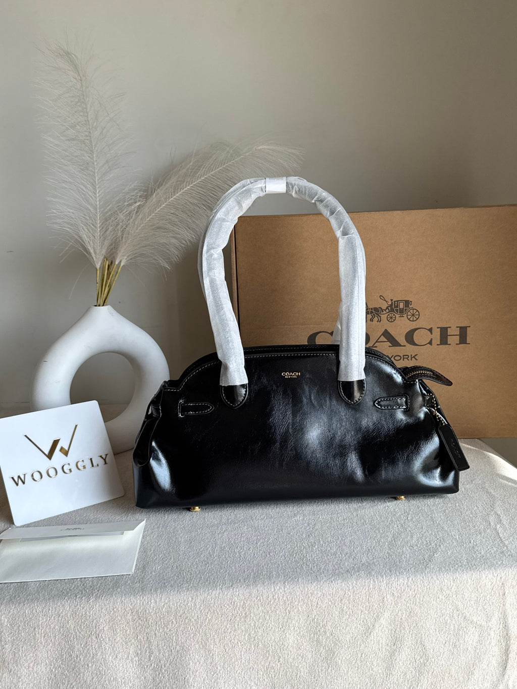 COACH Empire Bag EXTREMELY PREMIUM (Black) - BOX PACKING