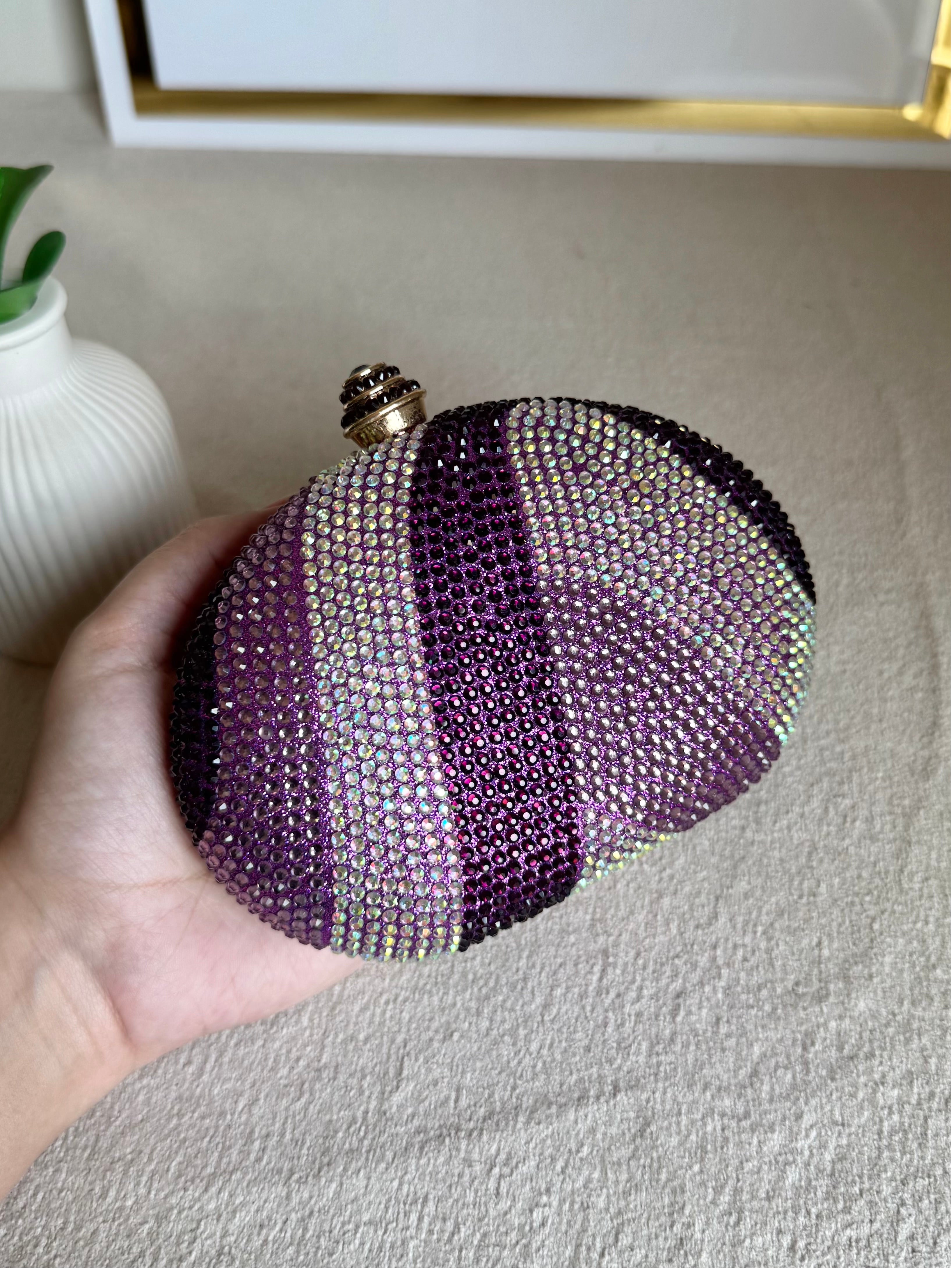 High Quality Luxe Statement Clutch - Magenta
