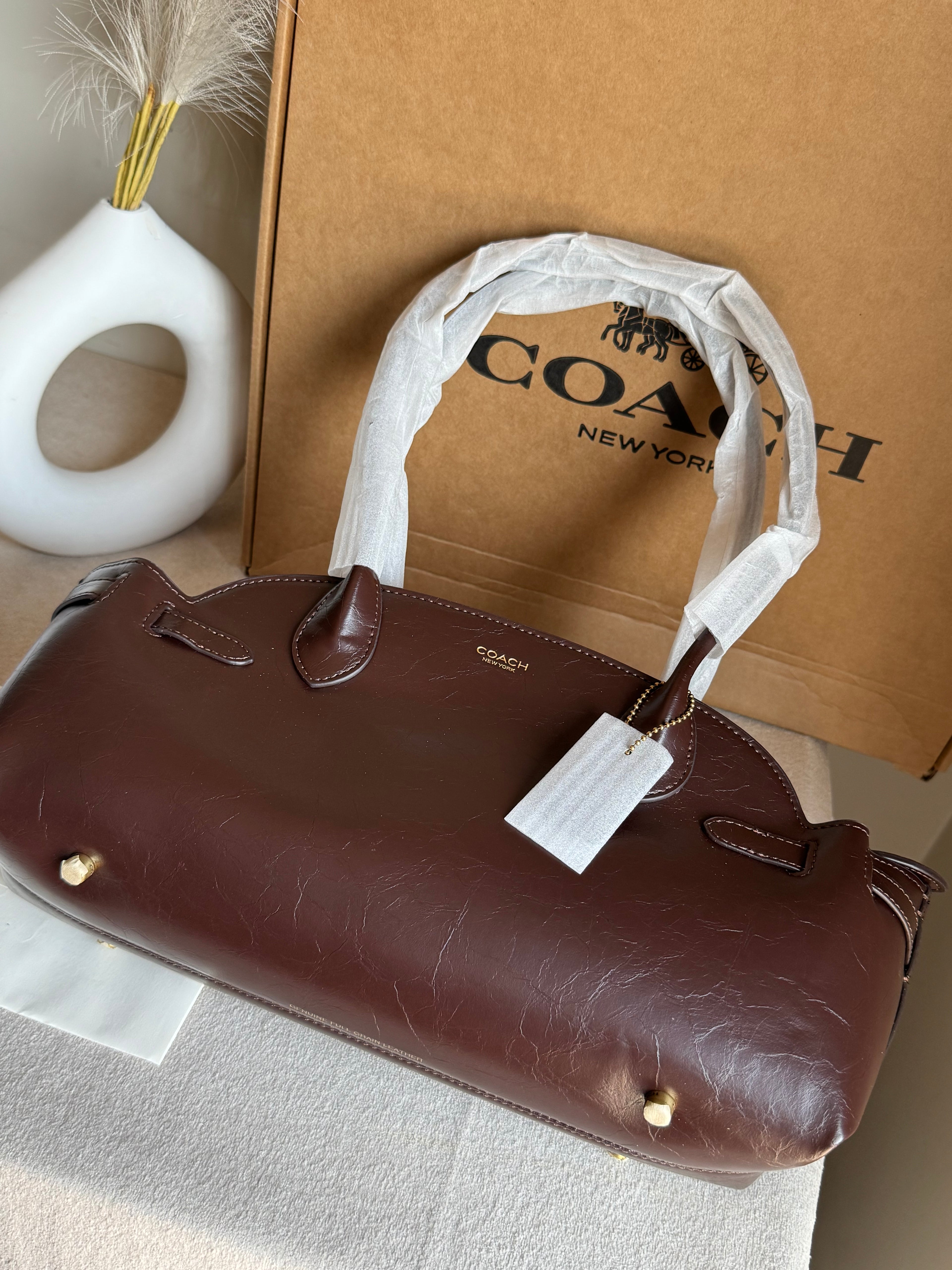 COACH Empire Bag EXTREMELY PREMIUM (Coffee) - BOX PACKING