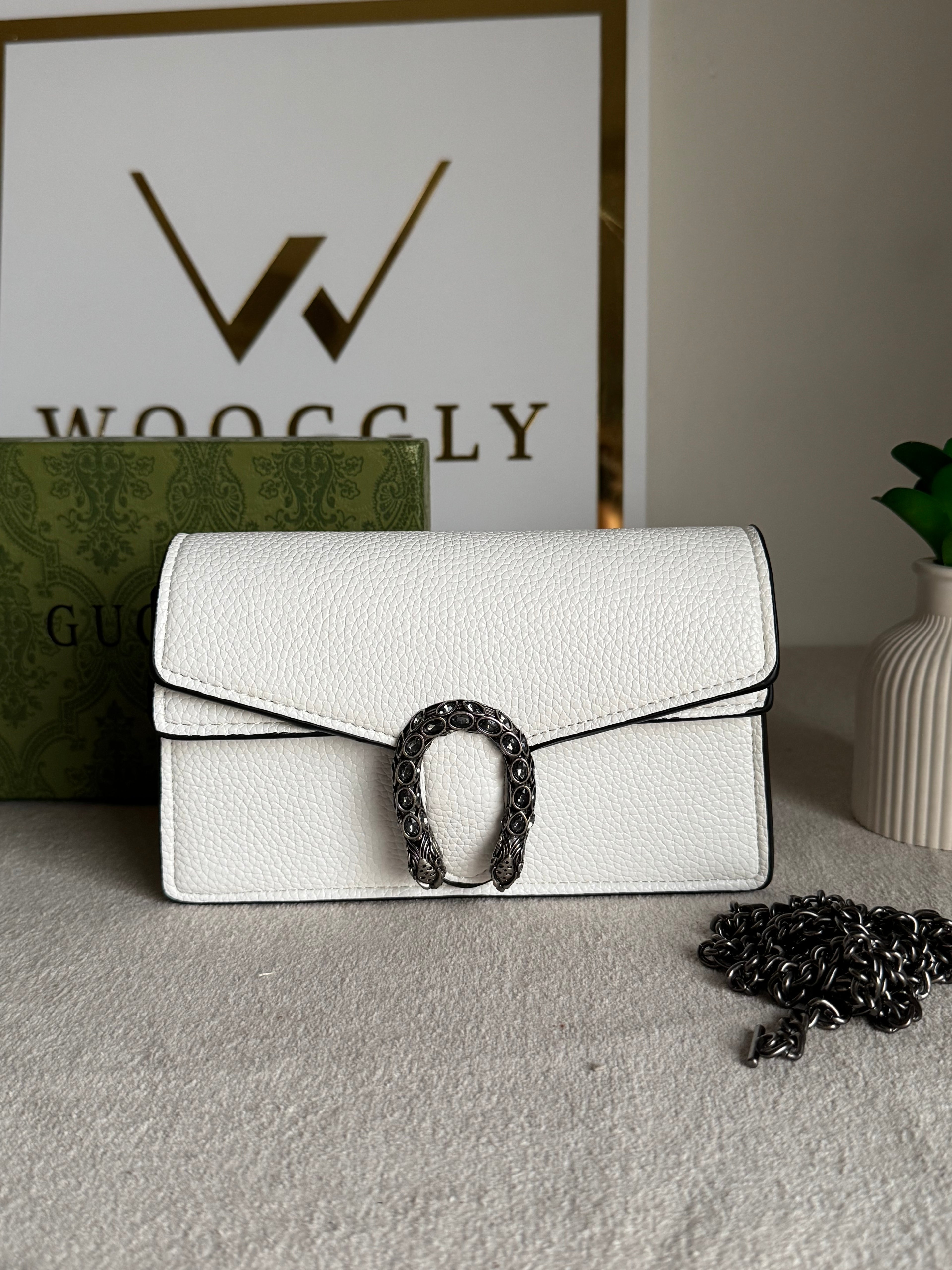 Viral Mini Gucci Bag White - Box Packing