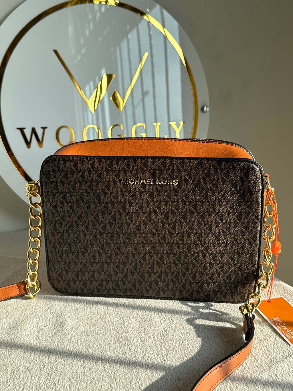 Premium Michael Kors Crossbody Bag (Brown)