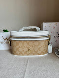 COACH Premium Bucket Bag (Apricot White) with Long Strap - BOX PACKING (Copy)