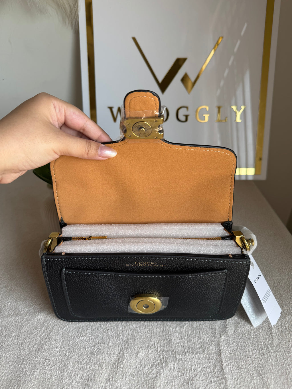 COACH TABBY Premium Mini Black - Magnetic BOX PACKING