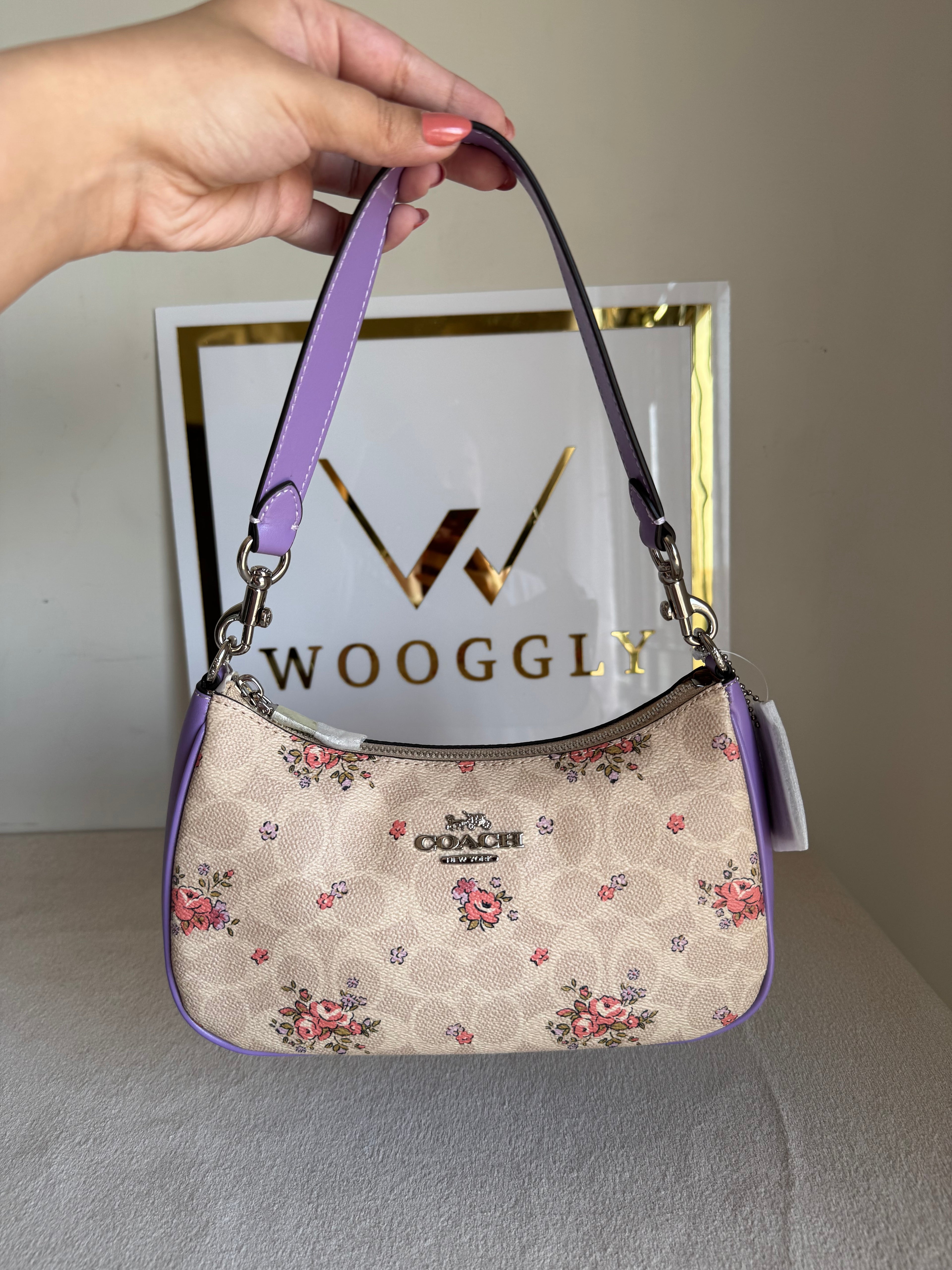 COACH TERI PREMIUM (Floral Lilac) - MAGNETIC BOX PACKING