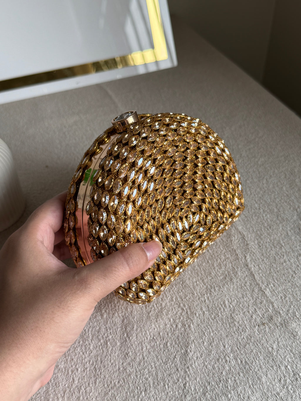 Zeenat Clutch (Gold)
