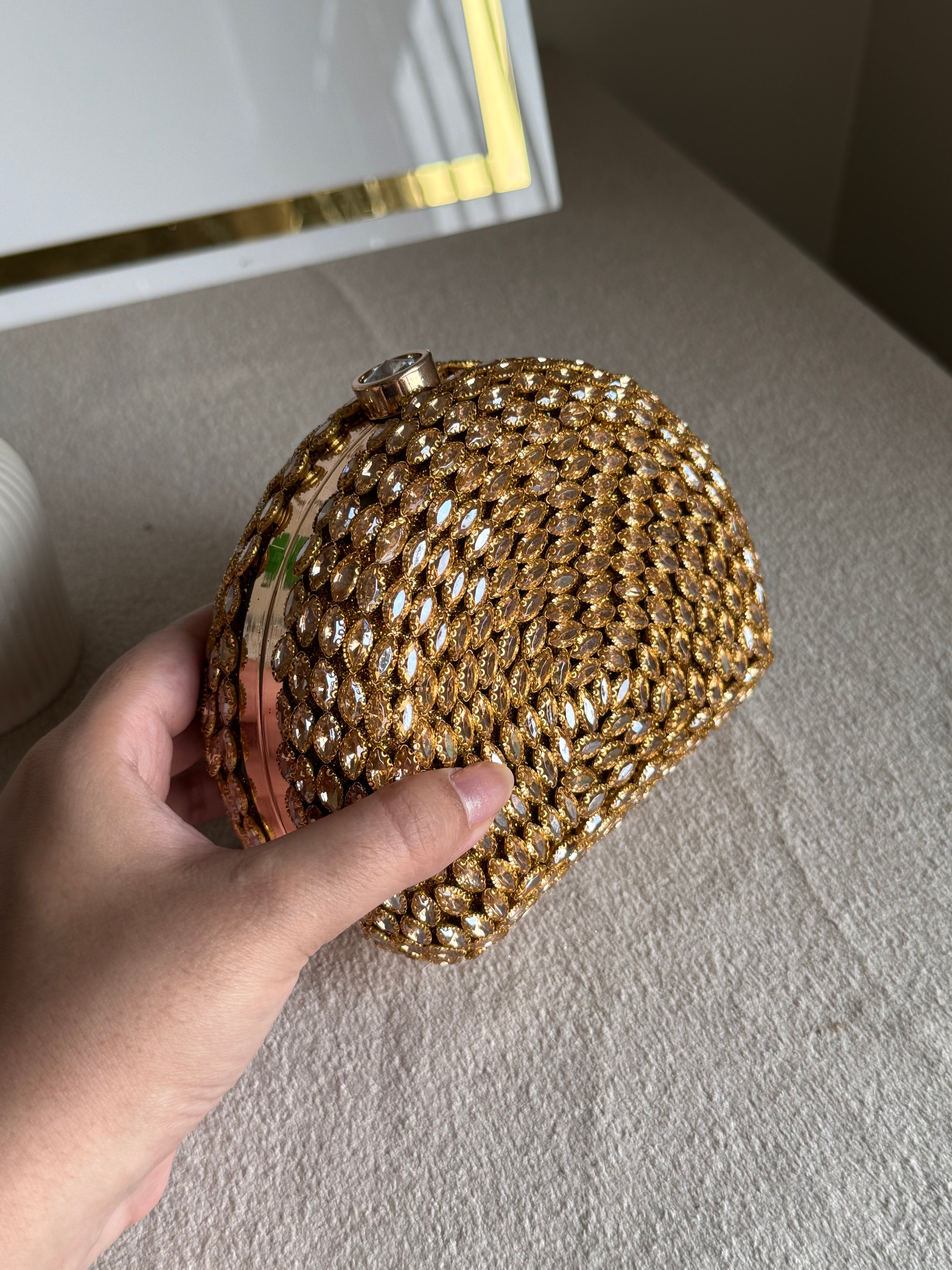 Zeenat Clutch (Gold)