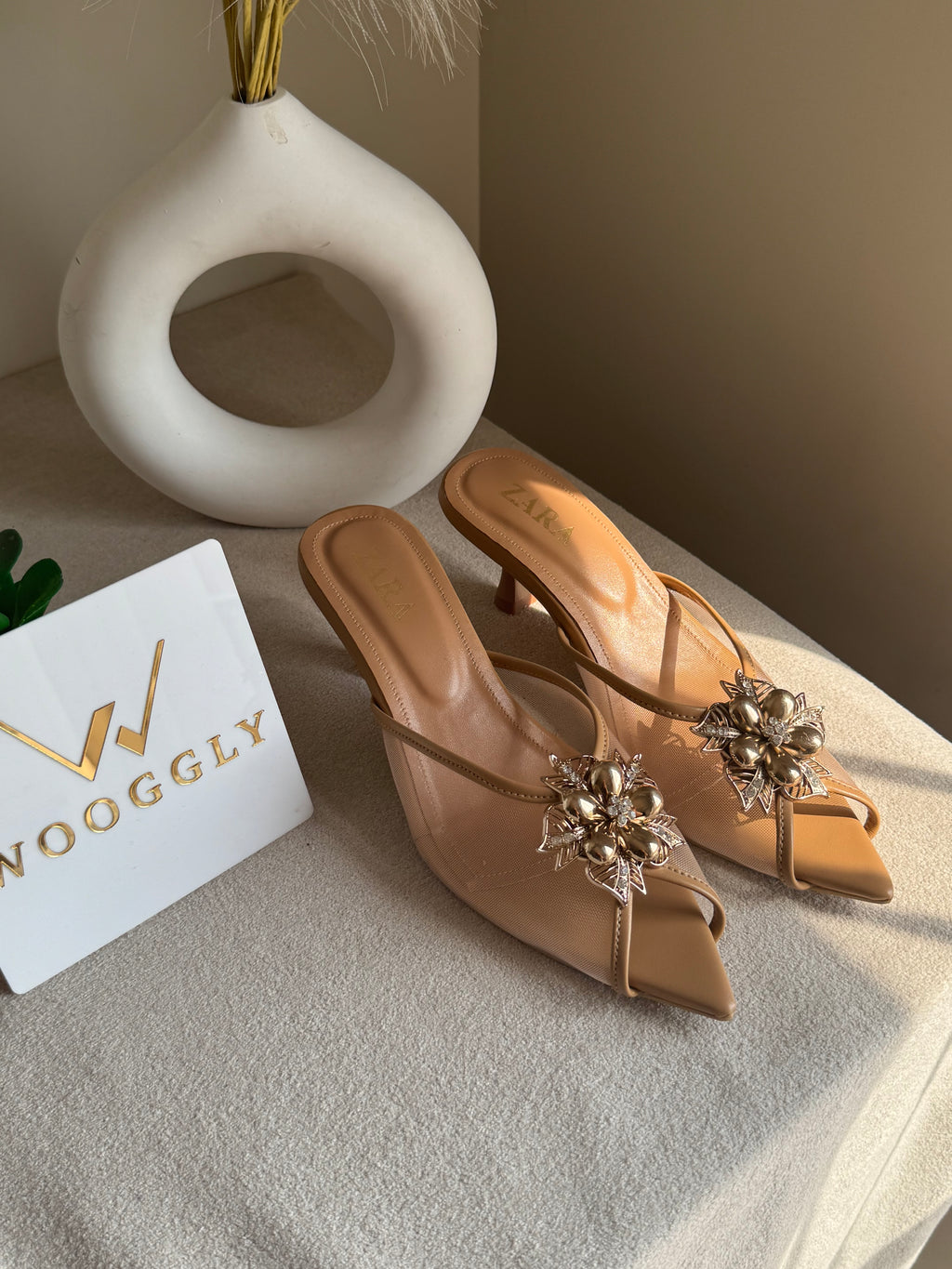 Zara Vogue Heels - Beige
