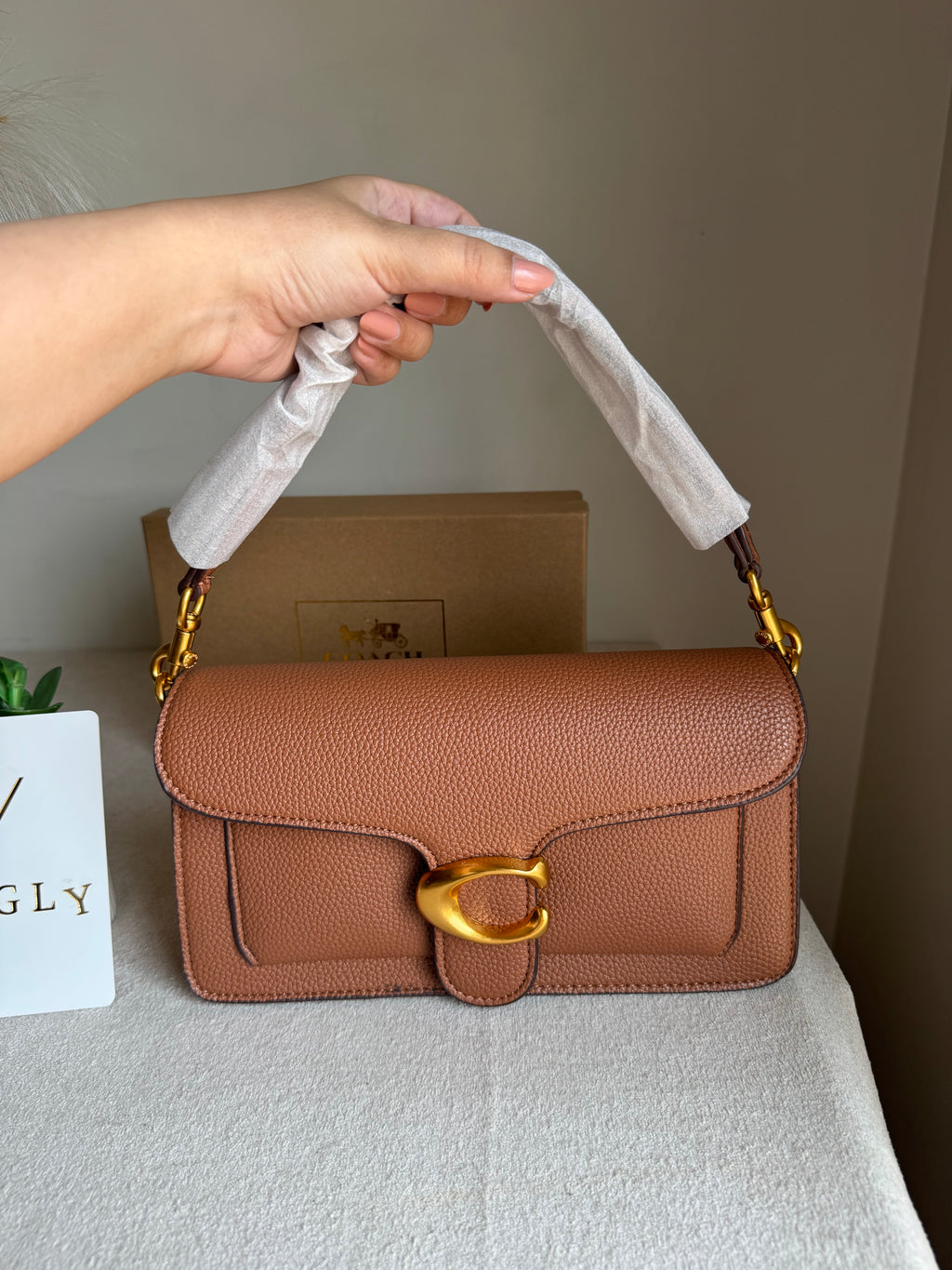 COACH TABBY Brown Good Quality -  BOX PACKING