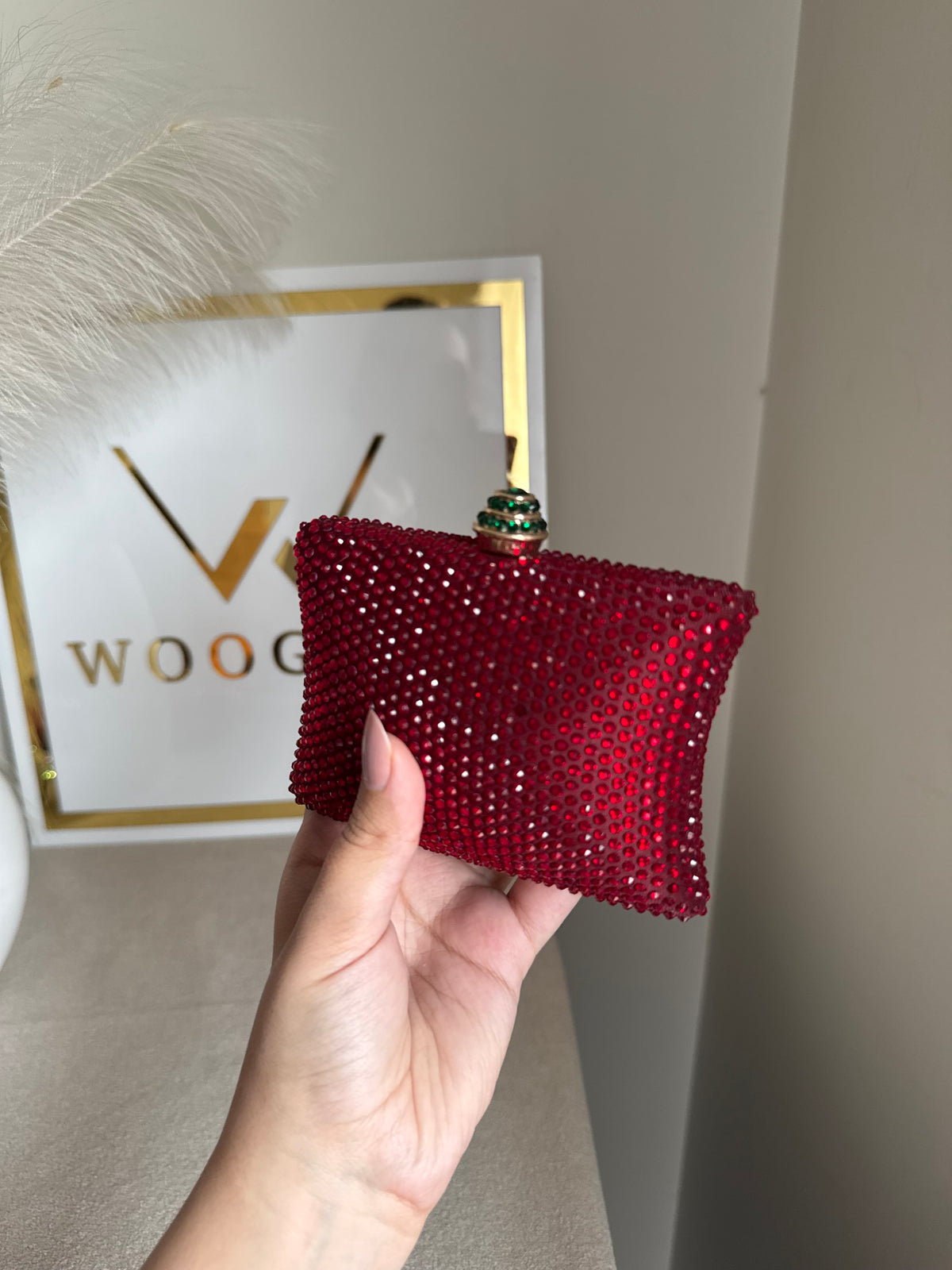 Ella Clutch - Red