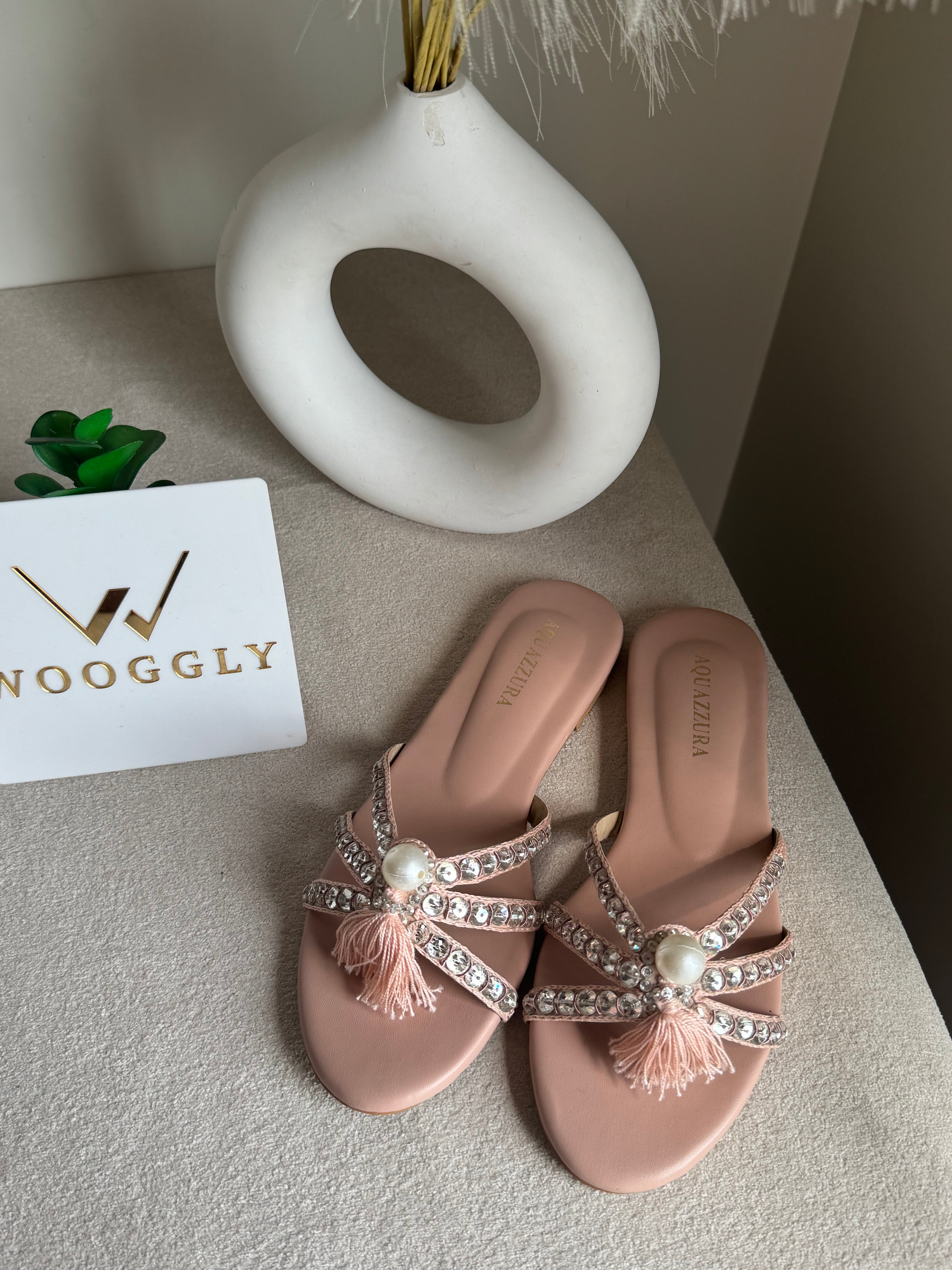 Angel Slides - Tea Pink