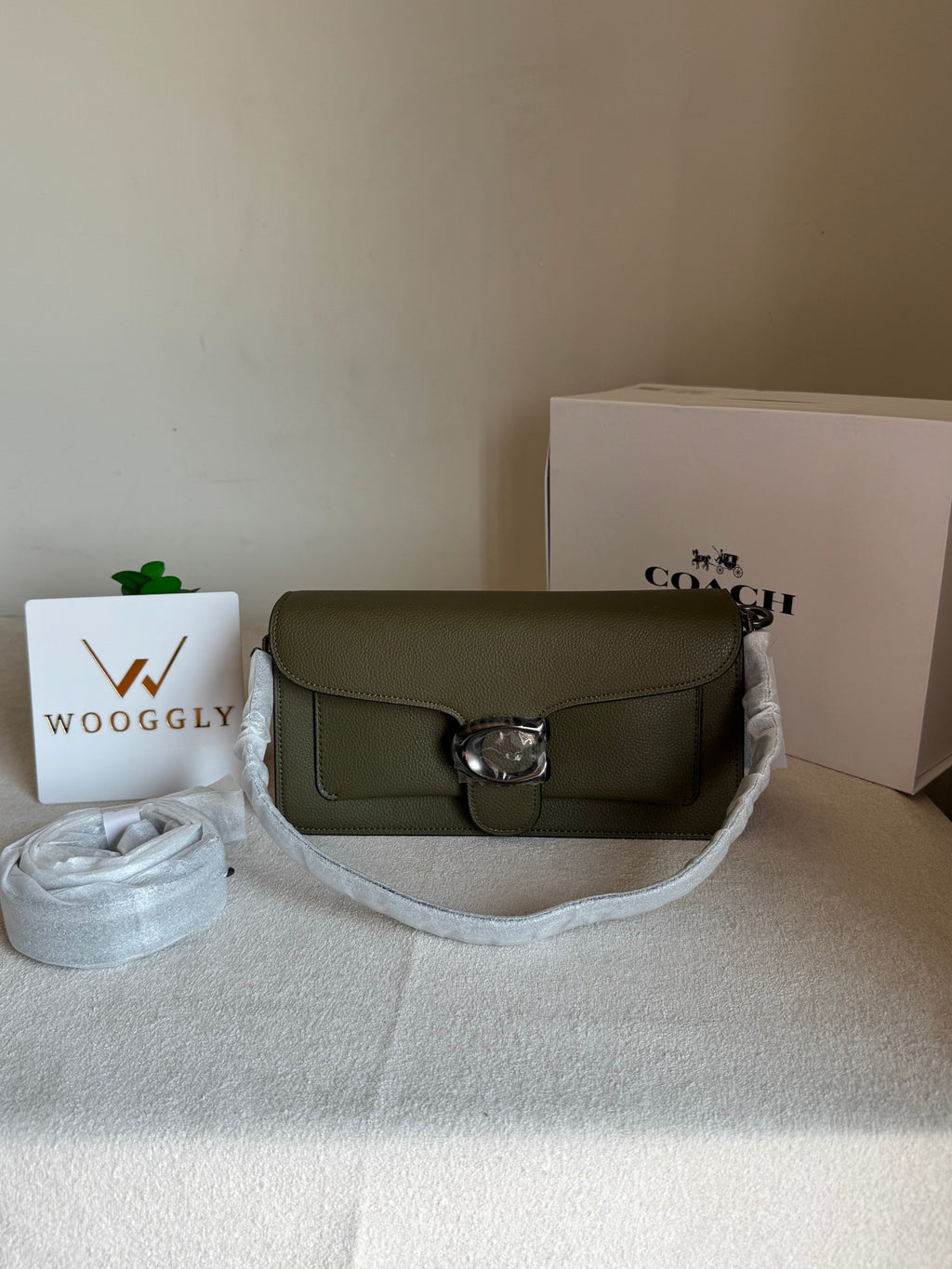 COACH TABBY PREMIUM (Olive Green) - MAGNETIC BOX PACKING