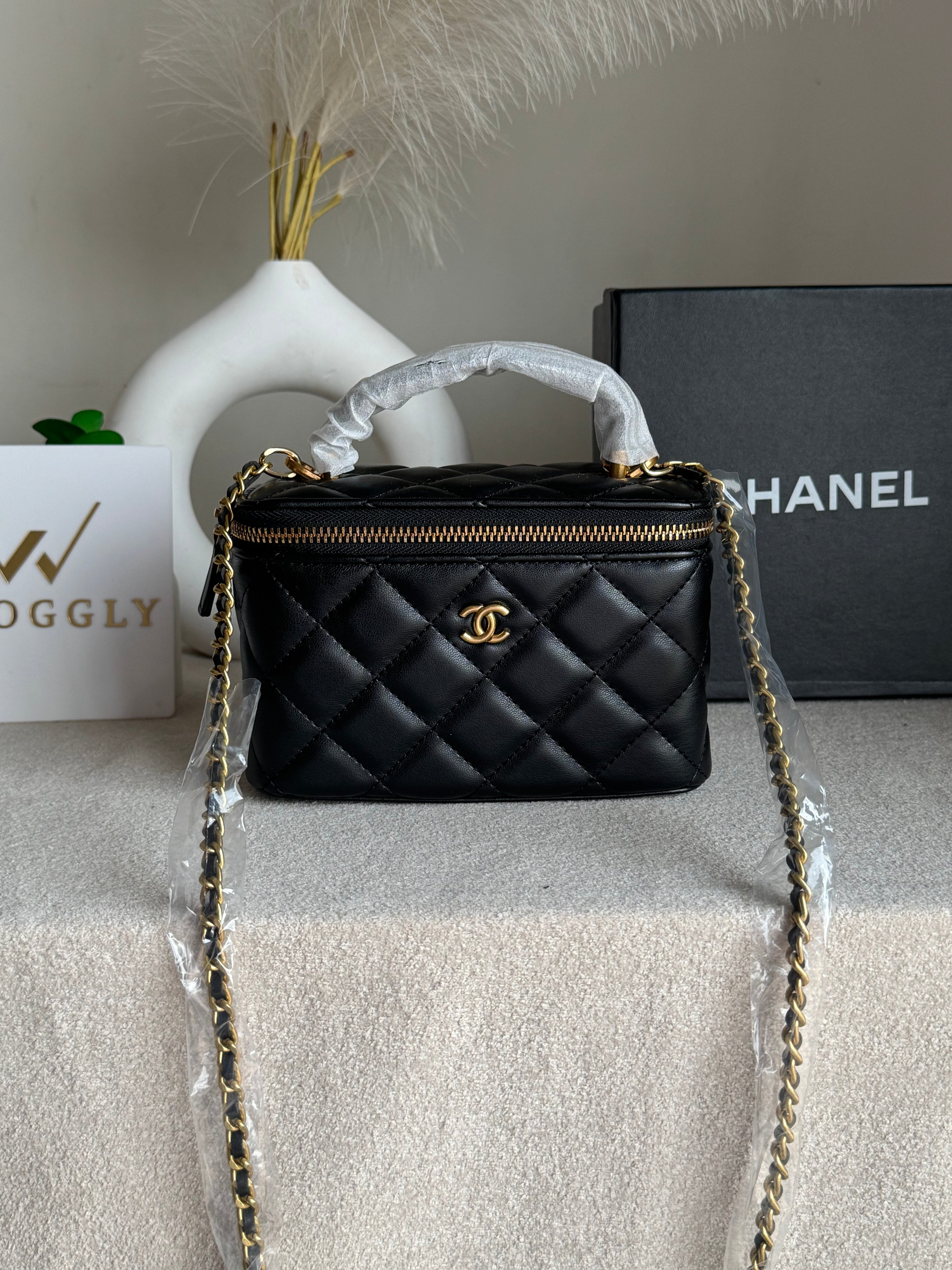 CH Mini Box Bag - Black