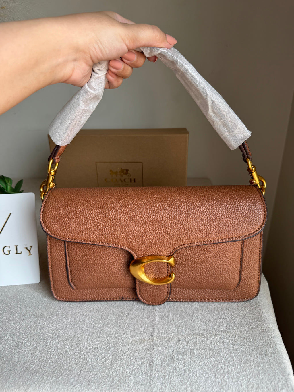 COACH TABBY Brown Good Quality -  BOX PACKING