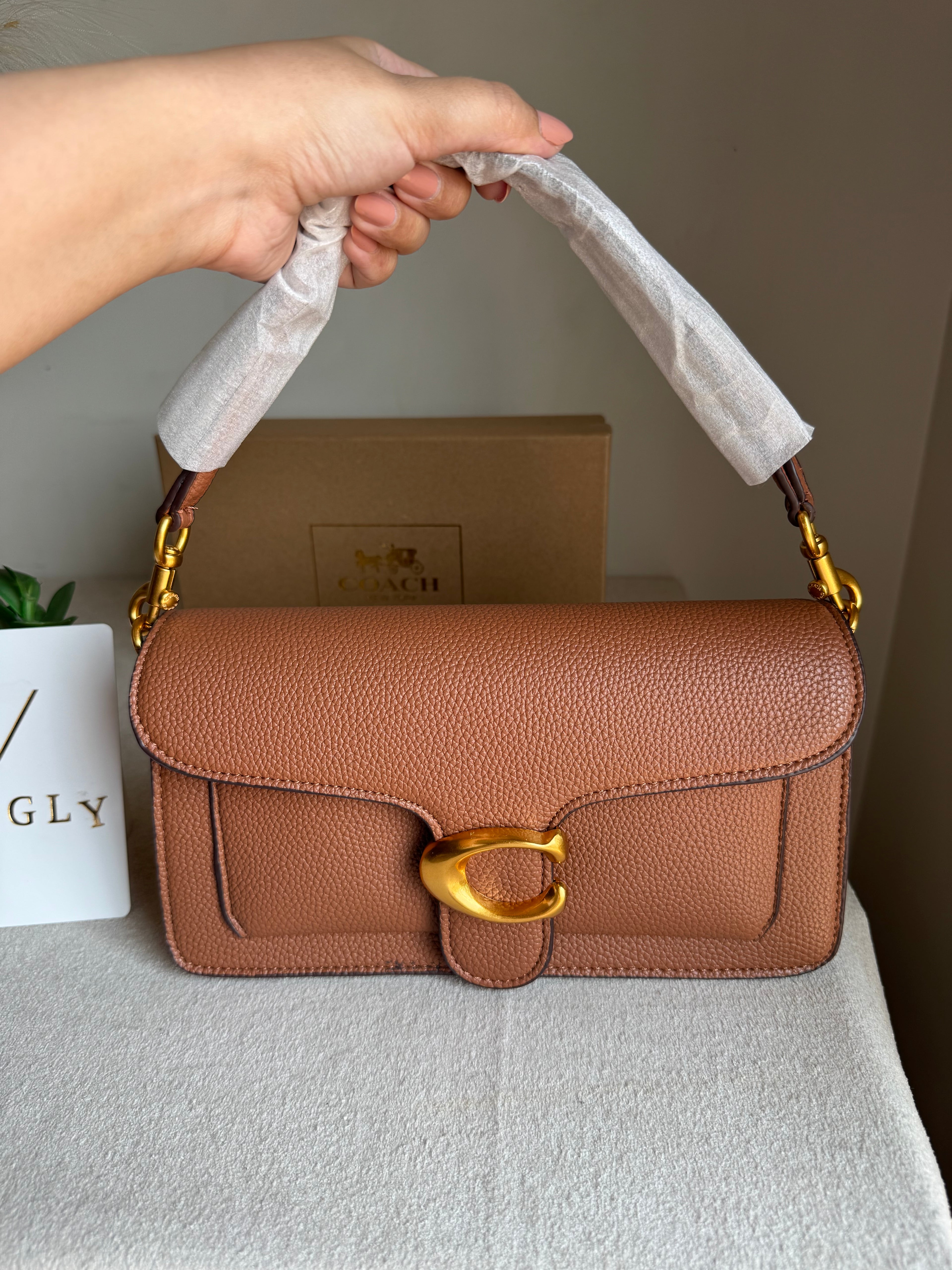 COACH TABBY Brown Good Quality -  BOX PACKING