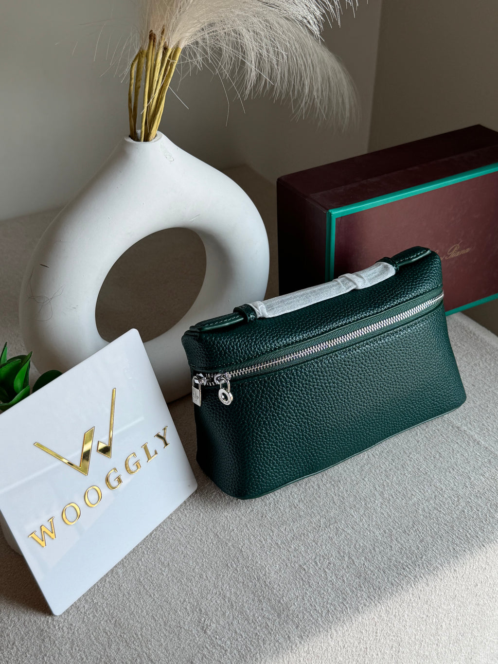 Loro Piana Premium Signature Bag - Green