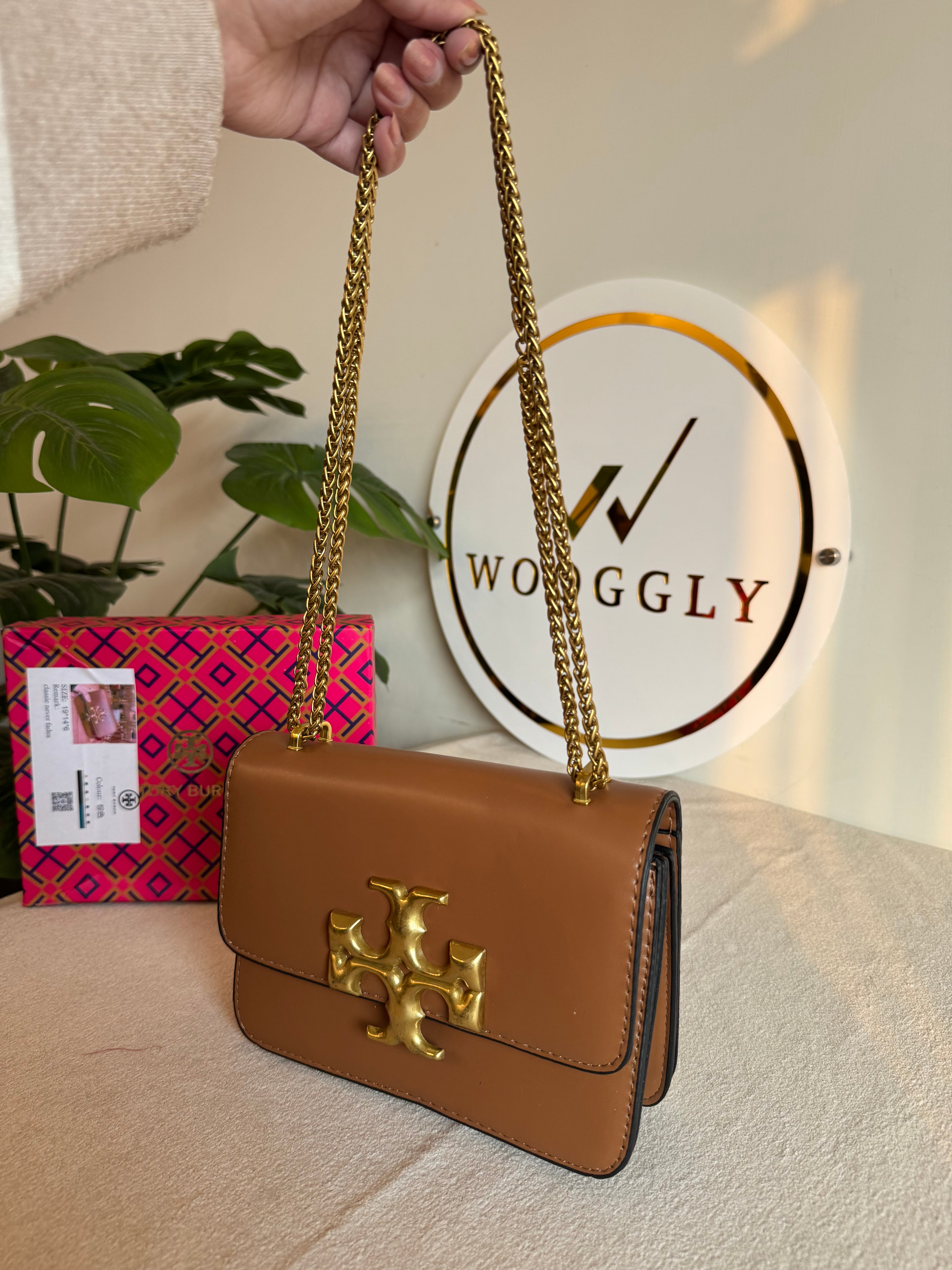 Tory Burch Sling - Brown with Box Packing