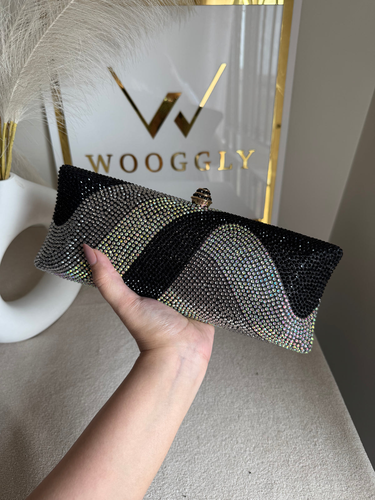 High Quality Élan Clutch - Multi Black