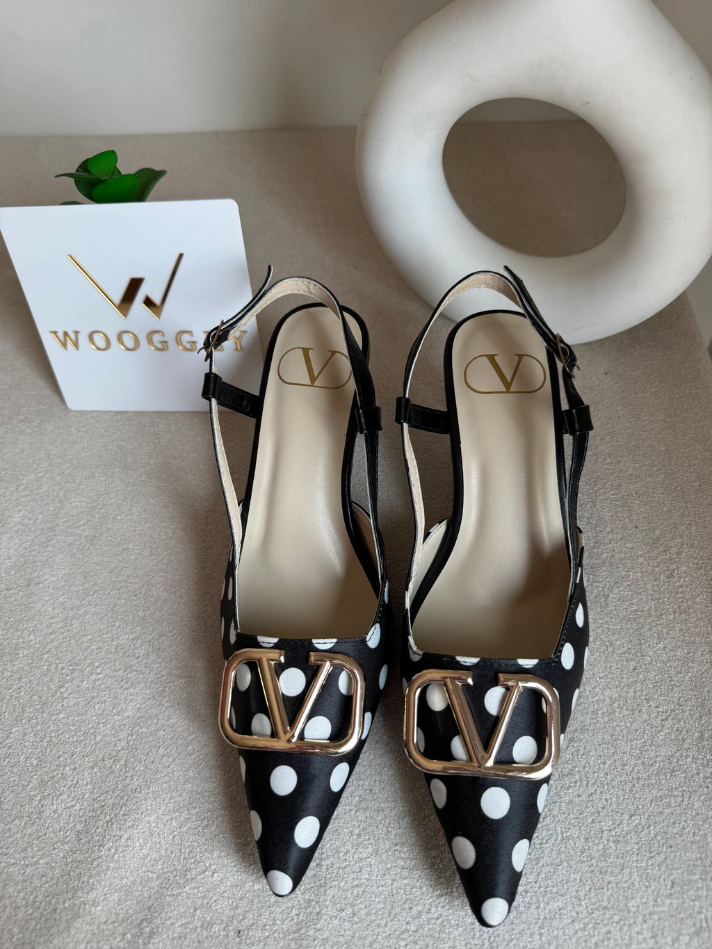 Valentino Polka Heels