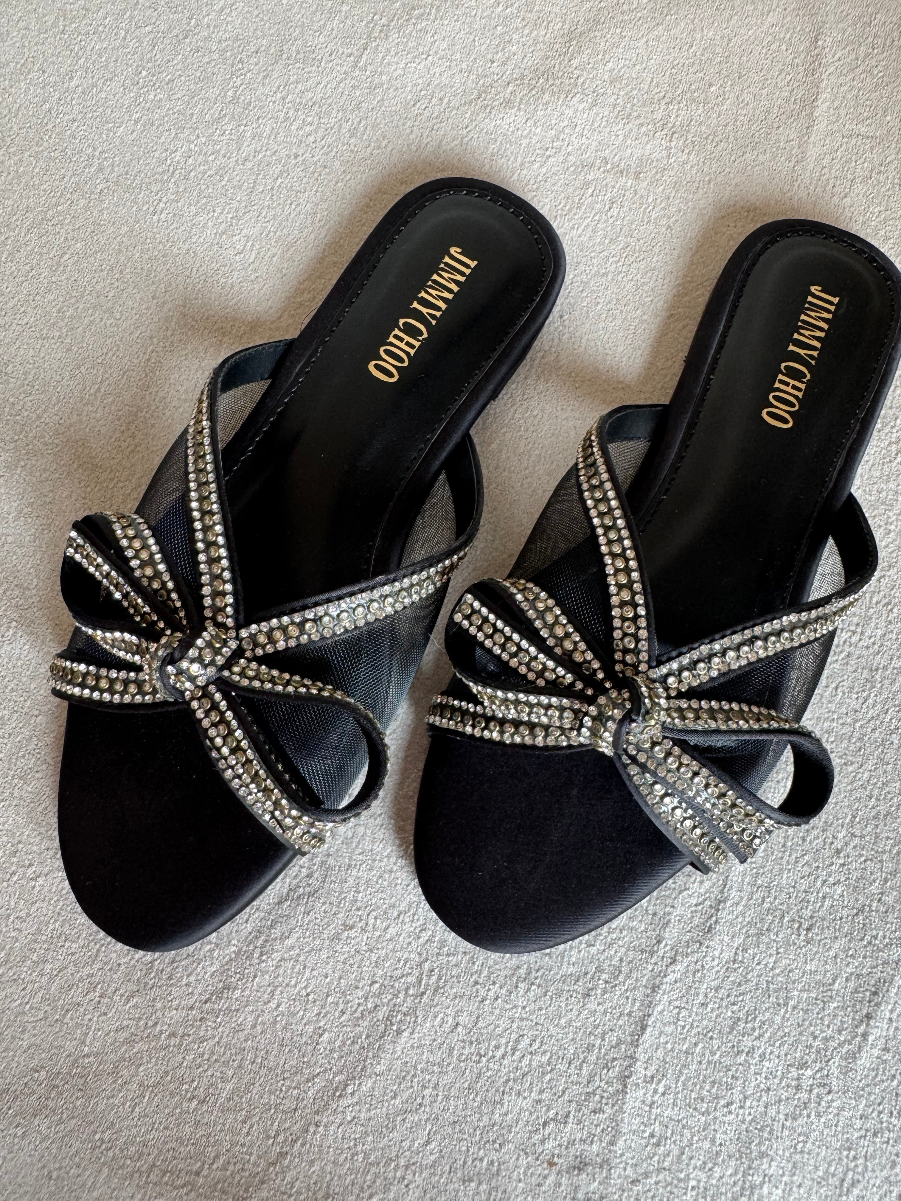 Jimmy Choo Slides - Black