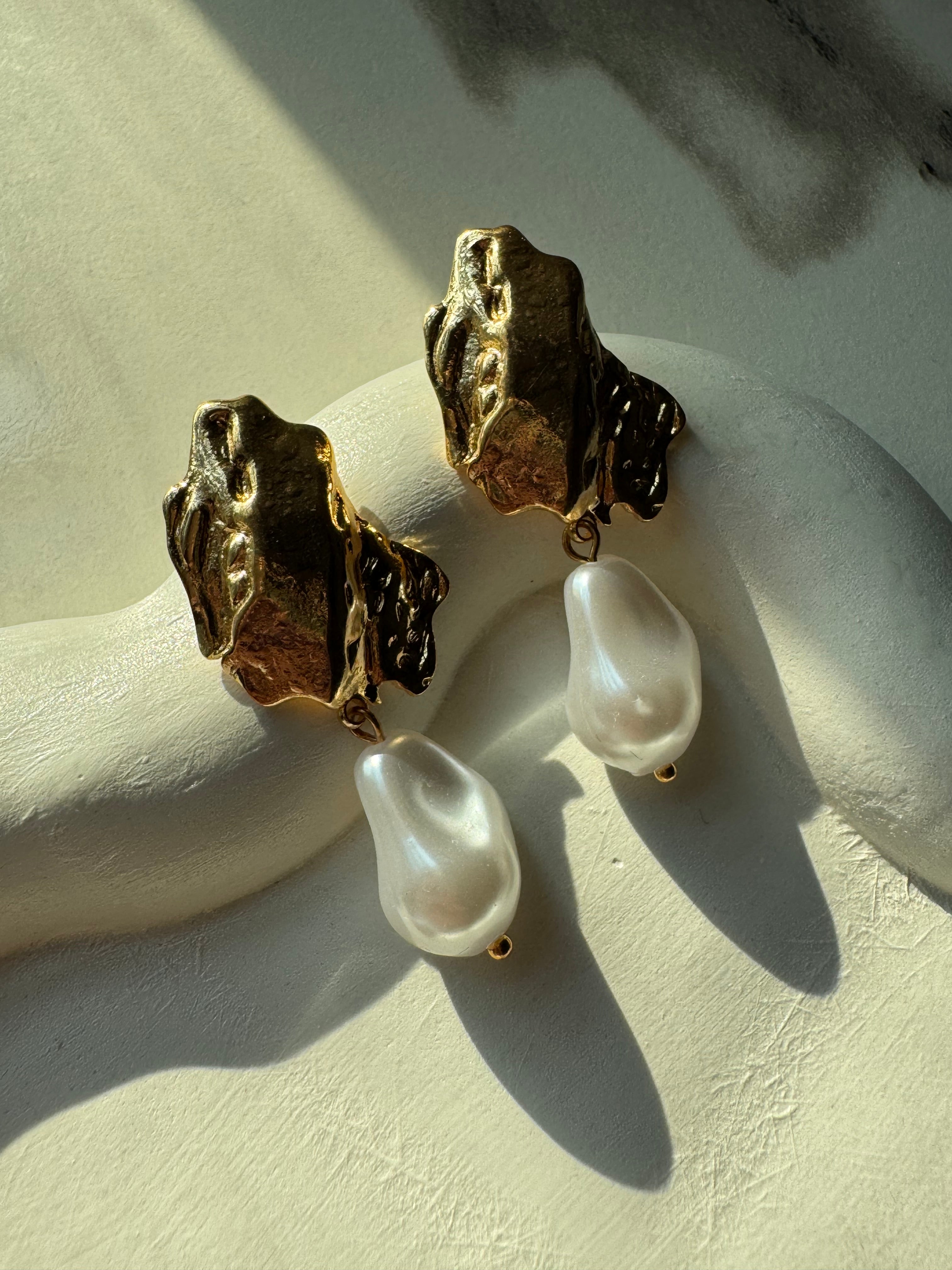 Golden Glow Earrings - 18K Gold Plated