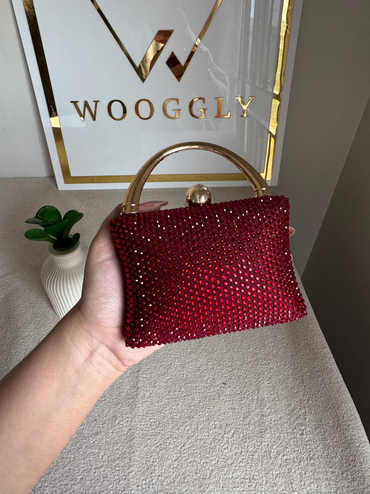 VÉRA Clutch Red