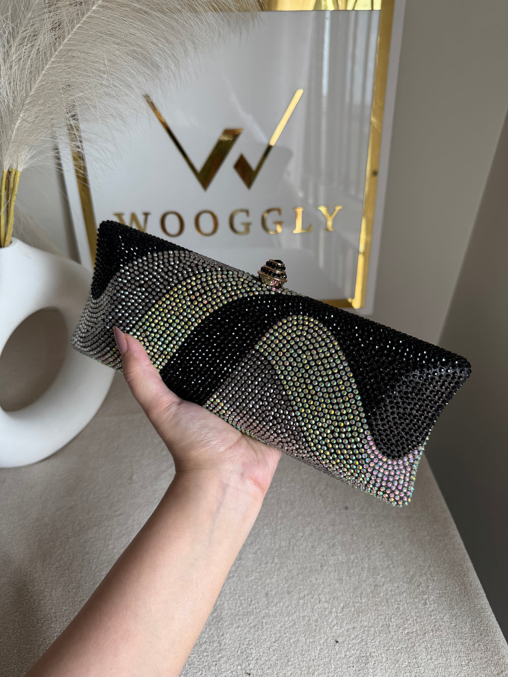 High Quality Élan Clutch - Multi Black