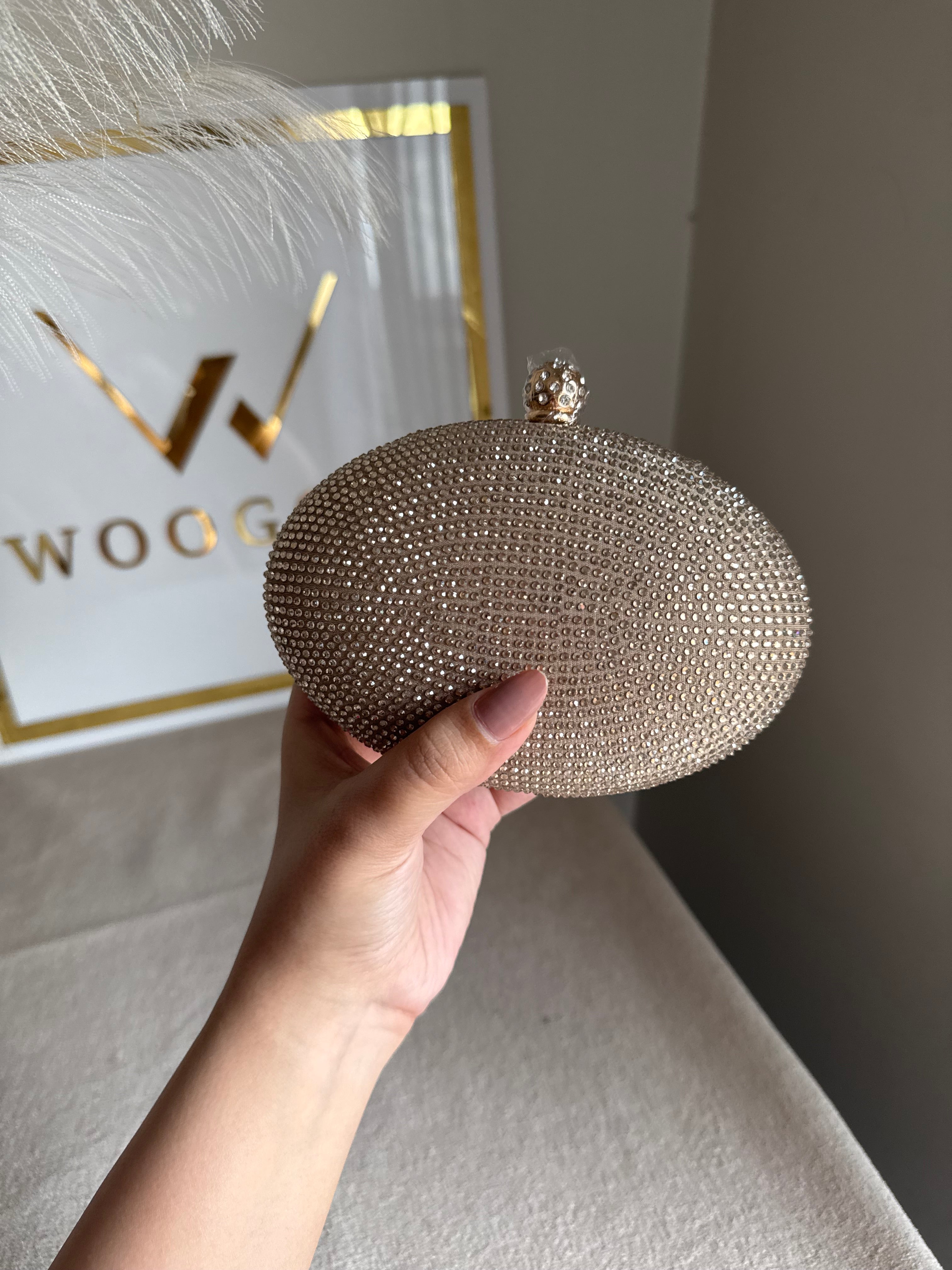 Lyla Clutch - Ivory