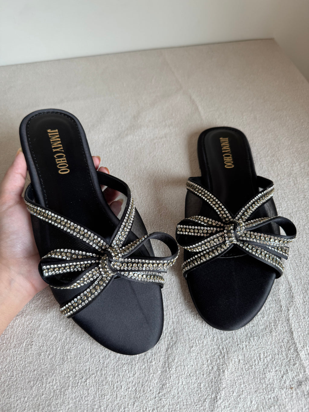 Jimmy Choo Slides - Black