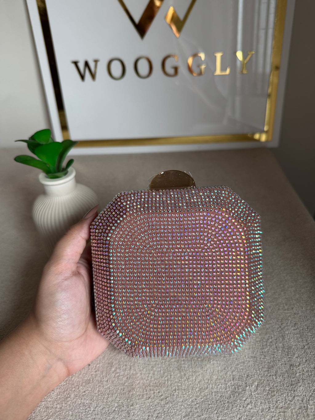 AYLA CLUTCH Pretty Pink