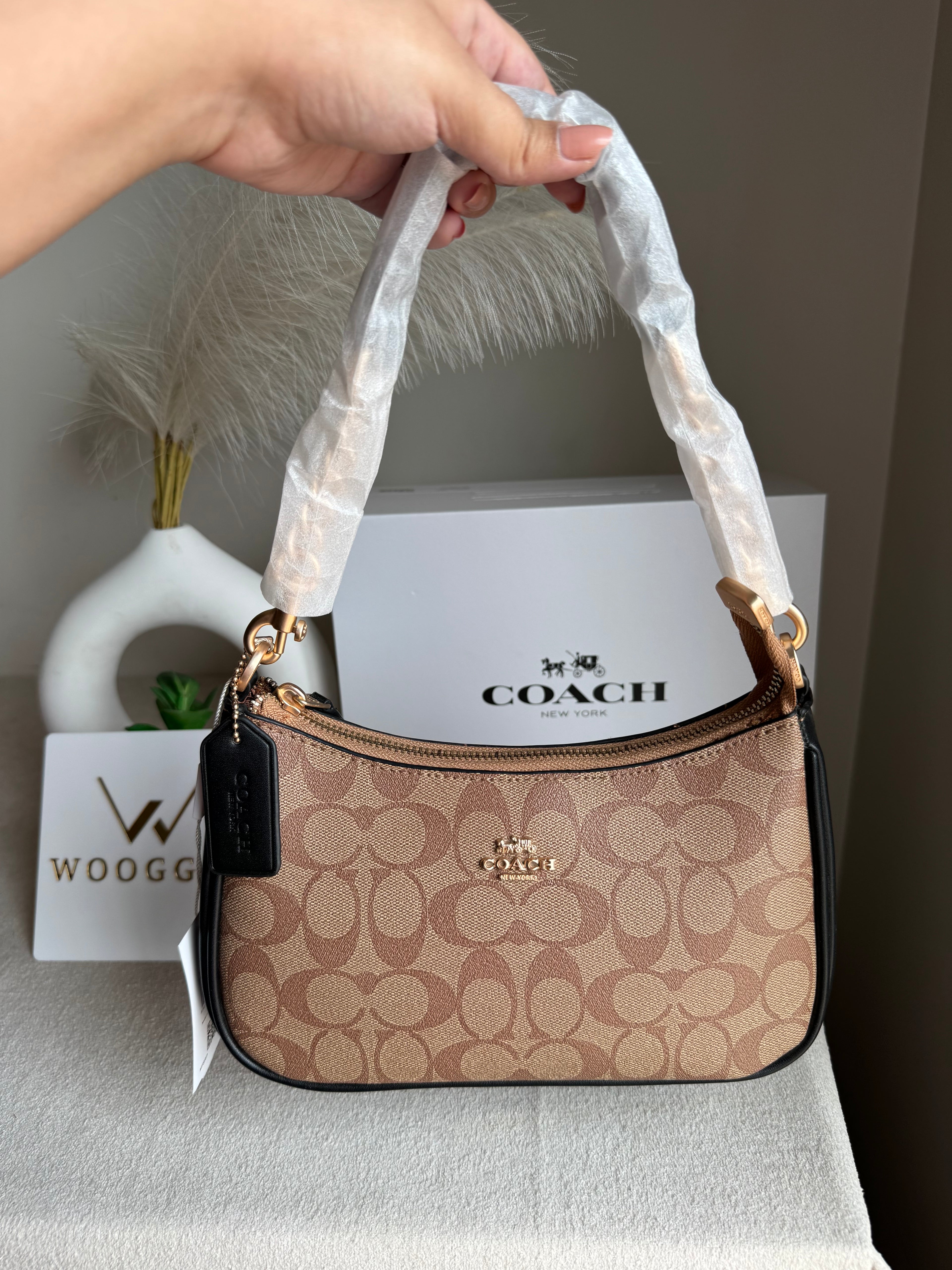 COACH TERI PREMIUM (Apricot Black) - BOX PACKING