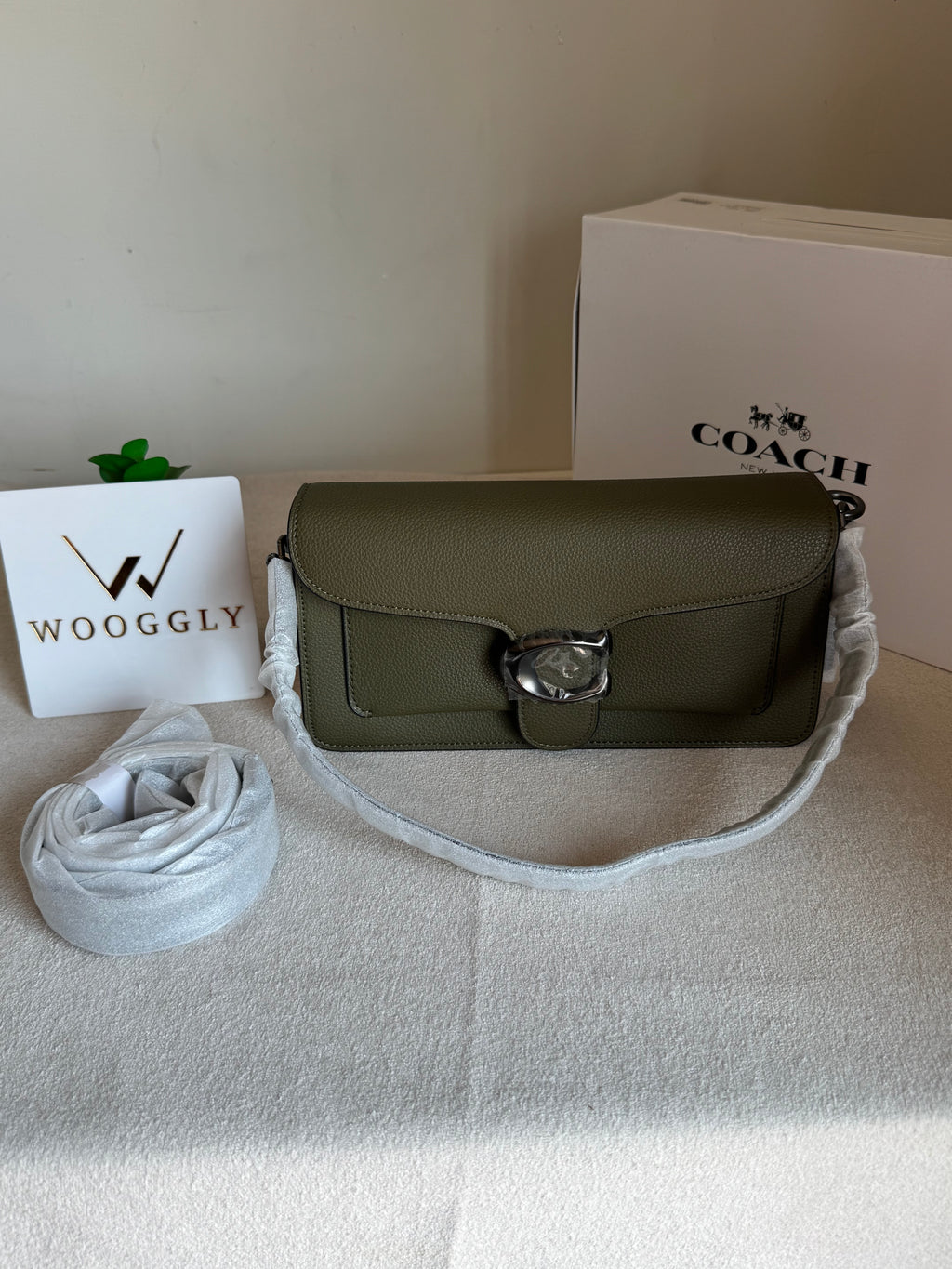 COACH TABBY PREMIUM (Olive Green) - MAGNETIC BOX PACKING
