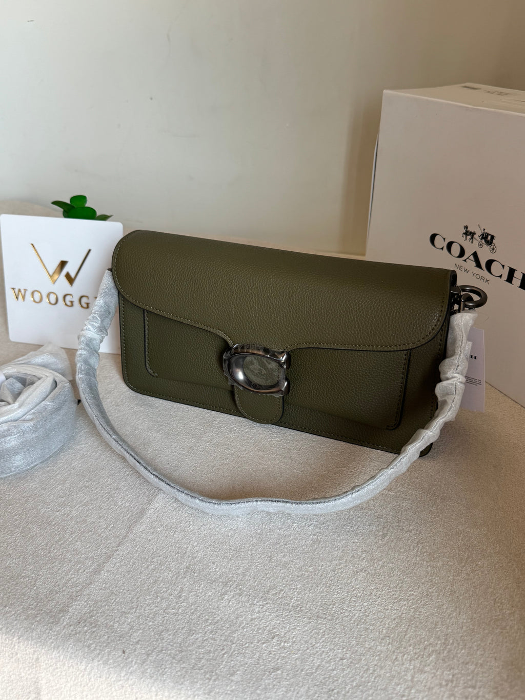 COACH TABBY PREMIUM (Olive Green) - MAGNETIC BOX PACKING