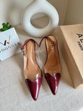 Alaia Paris Heels - Burgandy