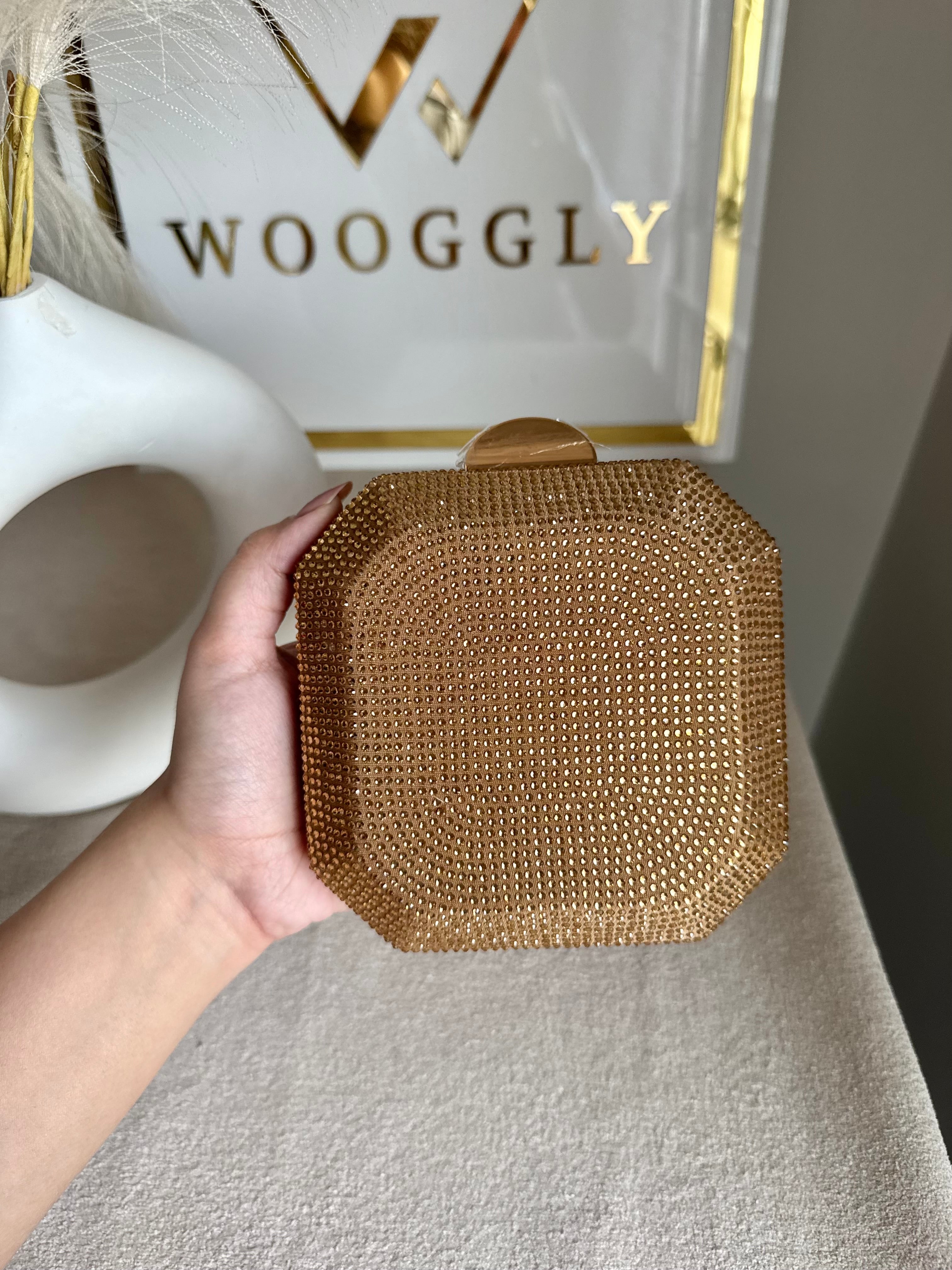 AYLA CLUTCH Champagne