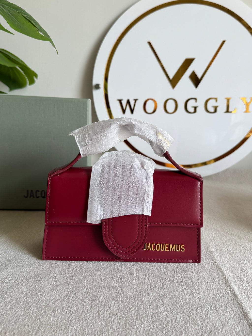 Viral Jacquemus - Small (Maroon) BOX PACKING