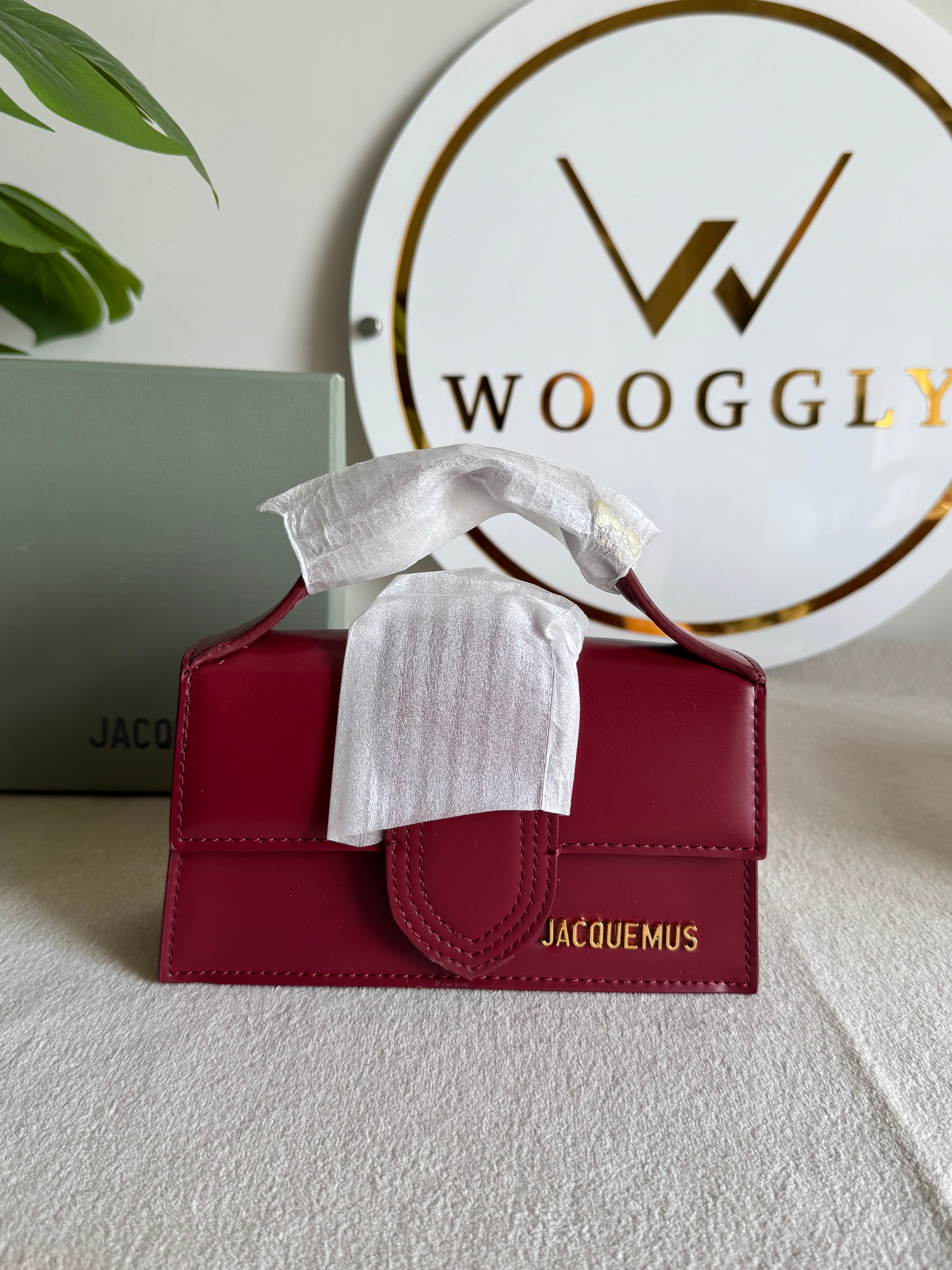 Viral Jacquemus - Small (Maroon) BOX PACKING
