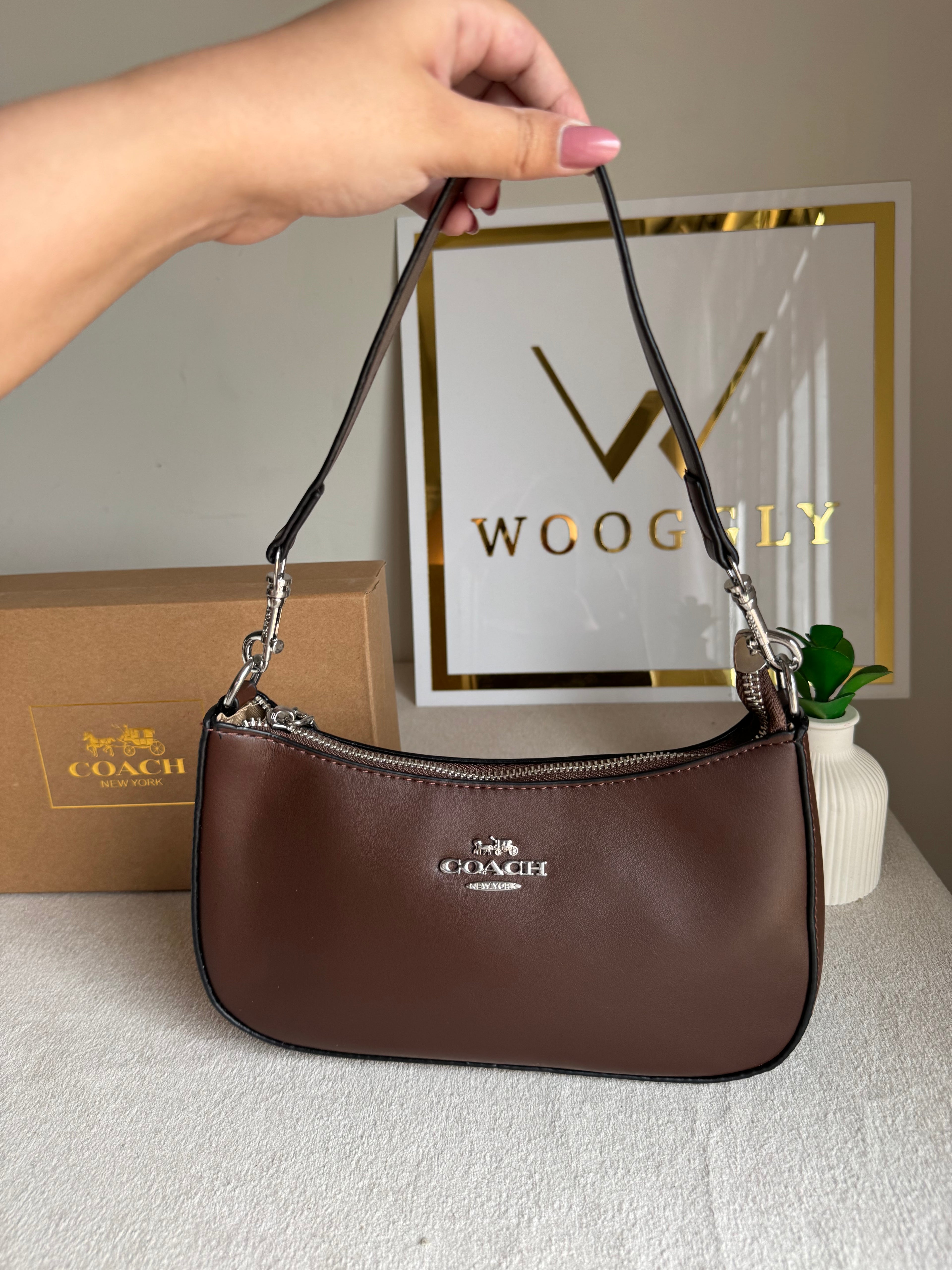 COACH TERI PREMIUM (Chocolate Brown) - BOX PACKING
