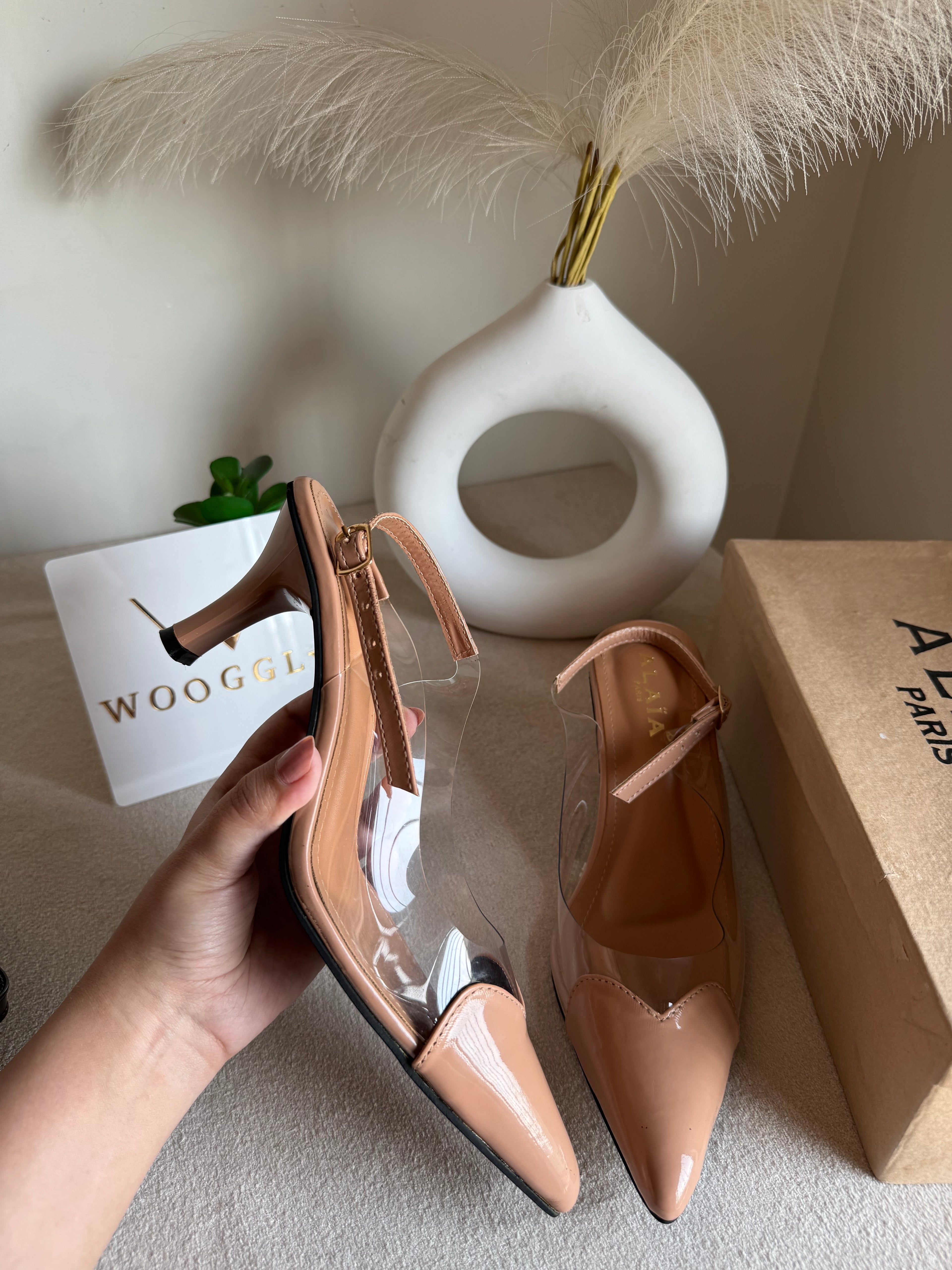 Alaia Paris Heels - Nude